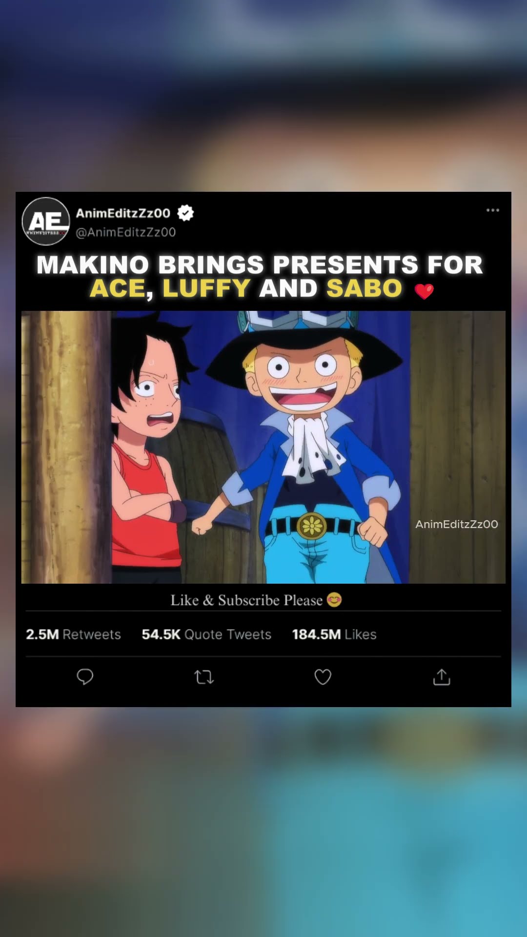 Makino Brings Presents For Ace, Luffy And Sabo ❤️- EDIT | #onepiece #shorts #luffy #sabo #ace – YouTube