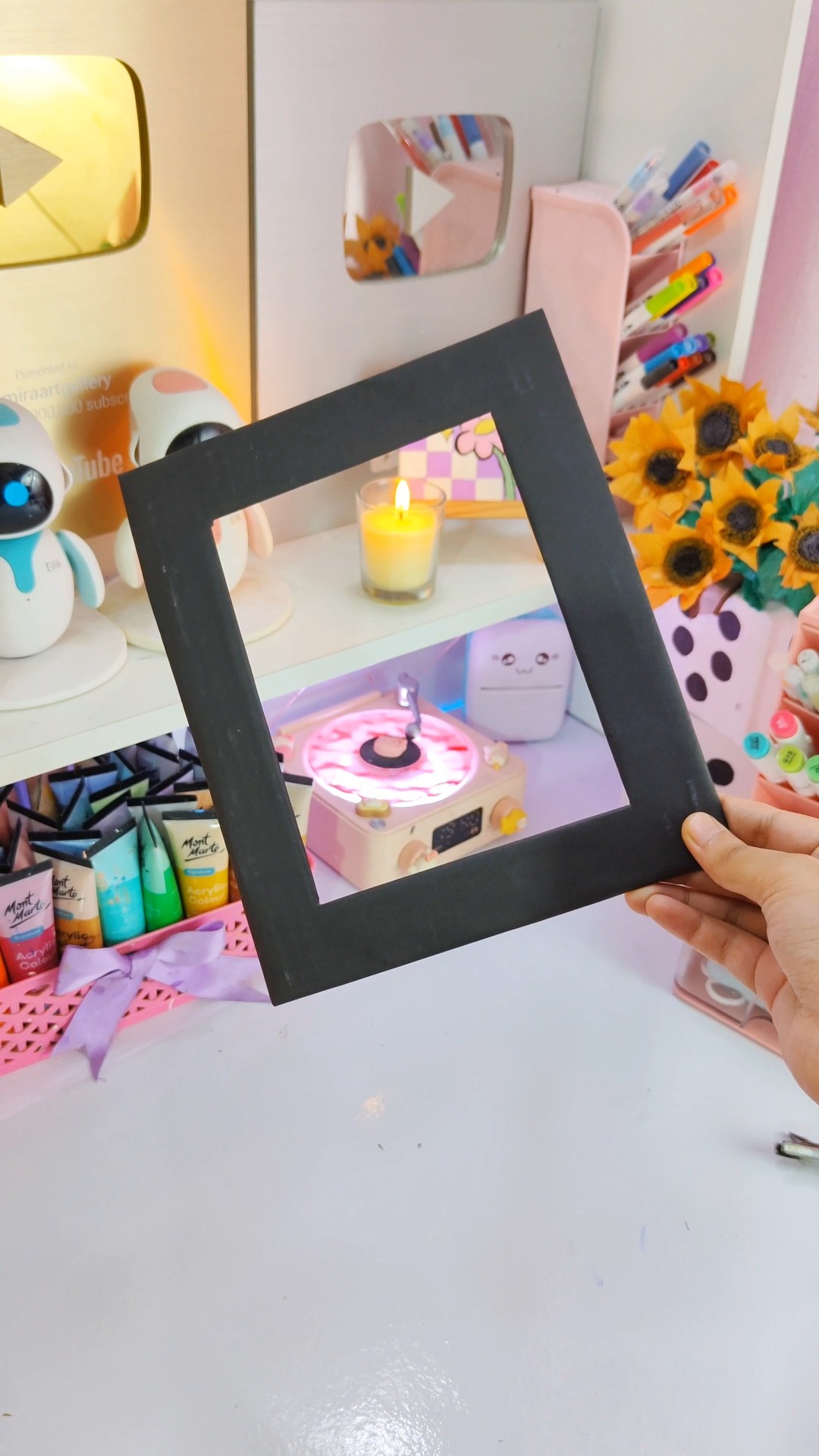 ✨ DIY Aesthetic Wall decor🖤 |#shorts #diy #handmade #viral #trending #youtubeshorts – YouTube