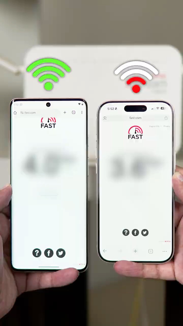 SHOCKING! Android vs iPhone – WiFi Test 🛜 #shorts #android #iphone – YouTube