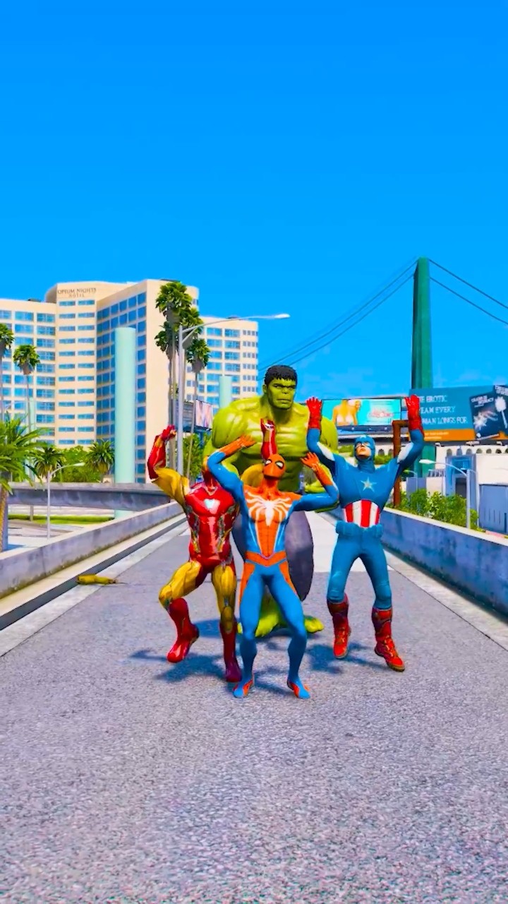 GTA V AVENGERS SAVING SPIDER MAN #shorts | TrenX – YouTube