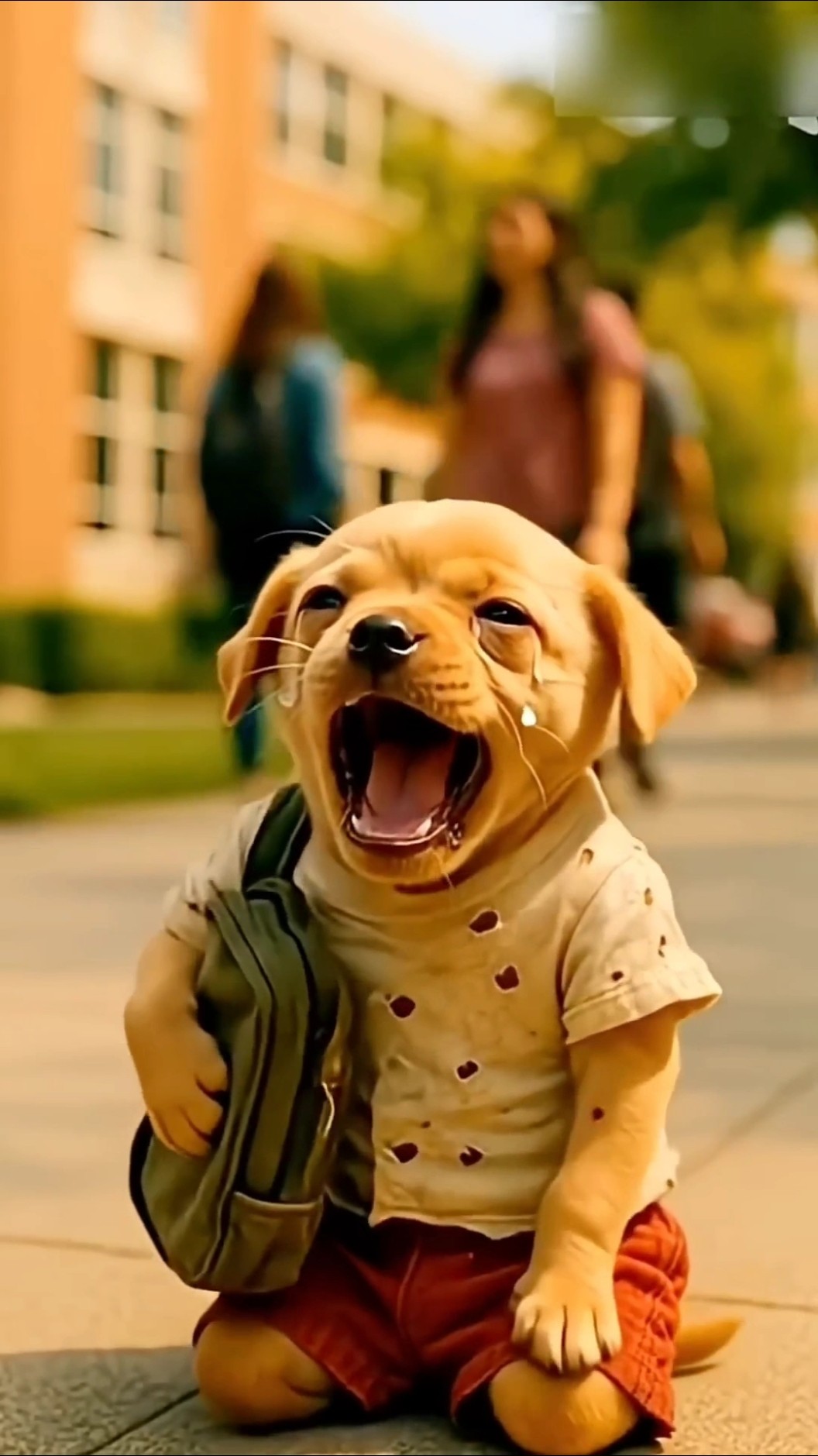 Puppy ko school se nikal diya 😱🥹 #shorts #emotional – YouTube