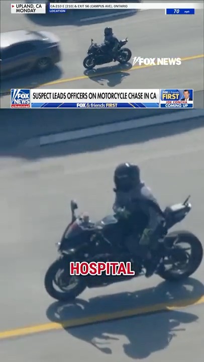 'UNBELIEVABLE': Suspect crashes motorcycle into car during high-speed police chase #shorts – YouTube