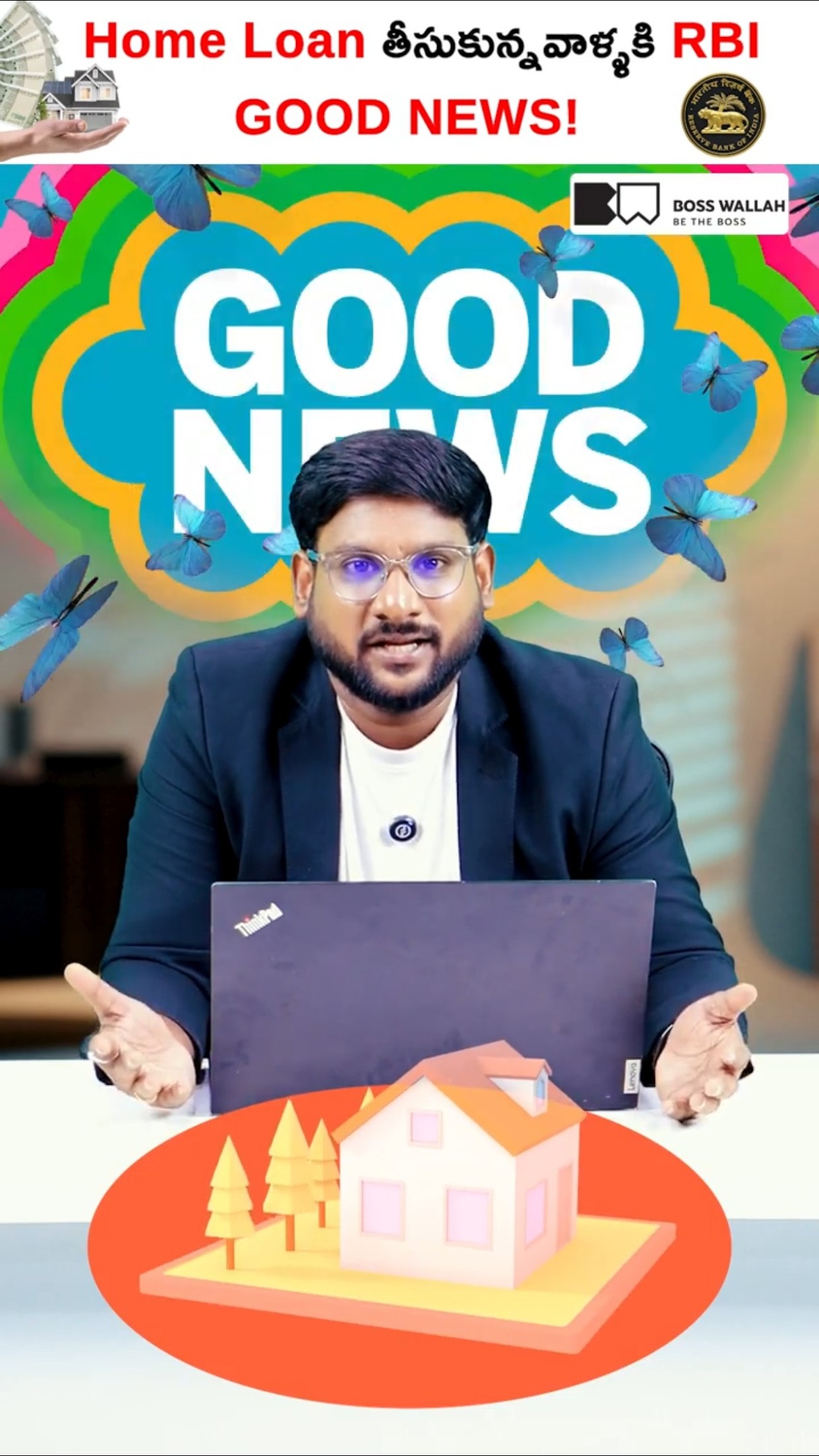 Home Loan తీసుకున్న వాళ్ళకి RBI GOOD NEWS!🤩🤩 #shorts #rbi #kowshikmaridi – YouTube