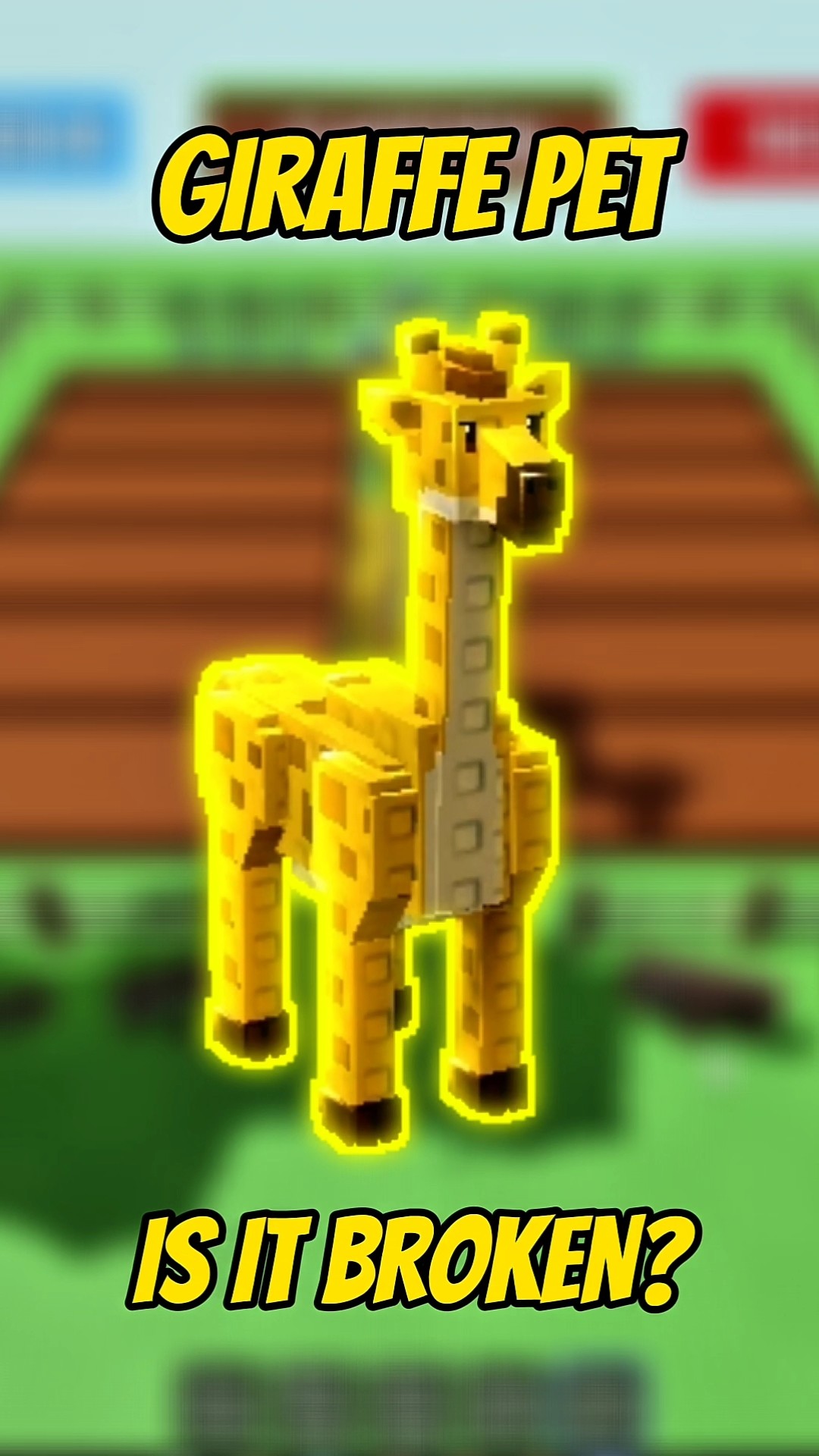 GIRAFFE PET is BROKEN? #growagarden #growagardenroblox #growagardentips #shorts – YouTube