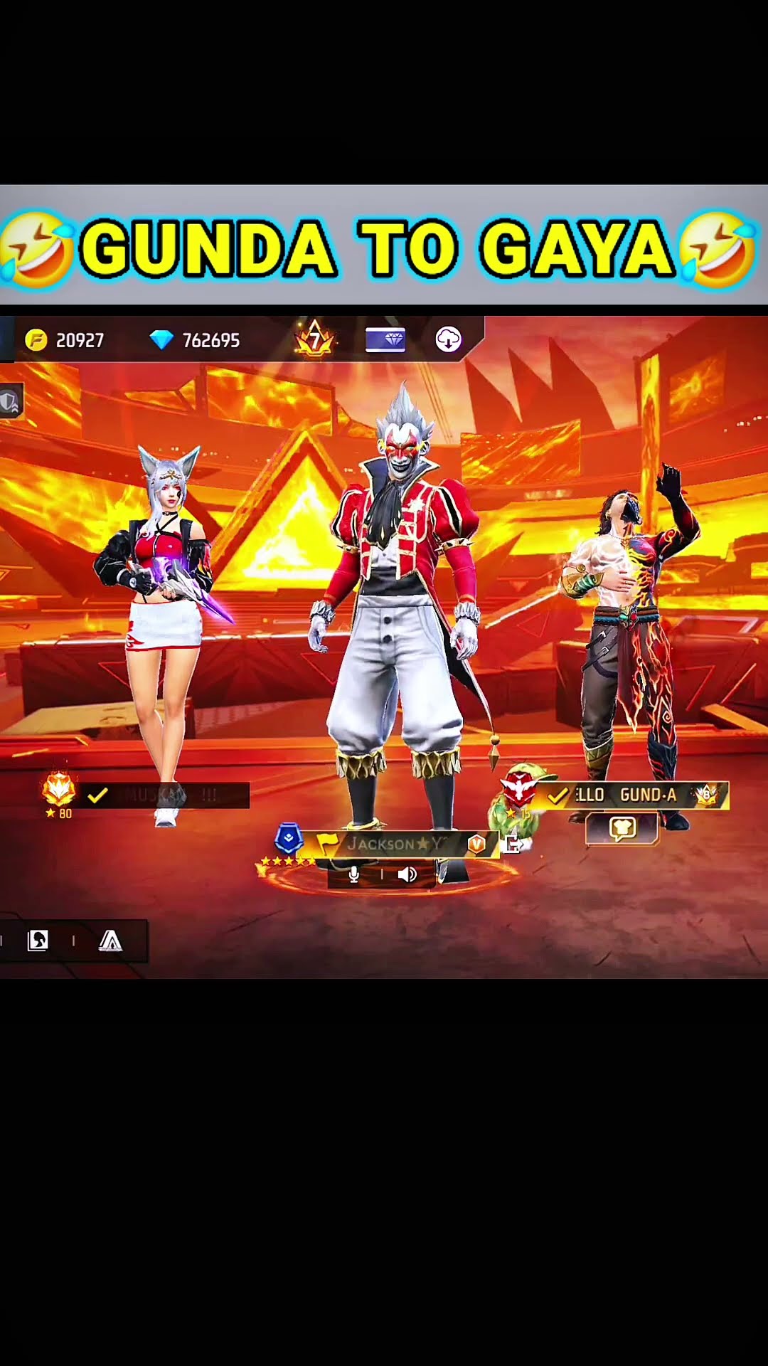 I Rocked And Hello Gunda Shocked 😱 – Garena free fire Max #shorts #freefire – YouTube