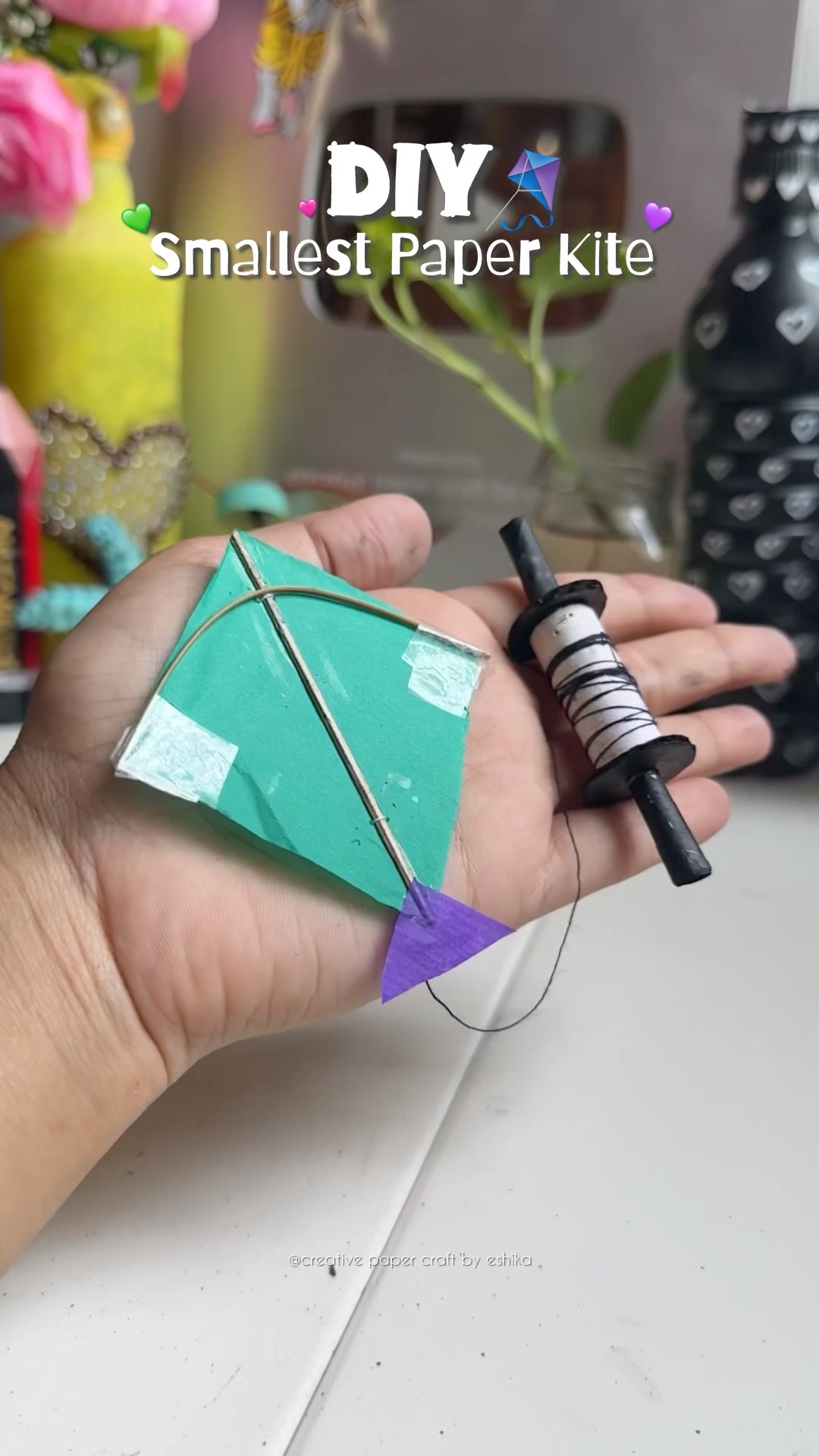 DIY Smallest Paper Kite🪁😯 #kite #shorts #diy #papercraft – YouTube