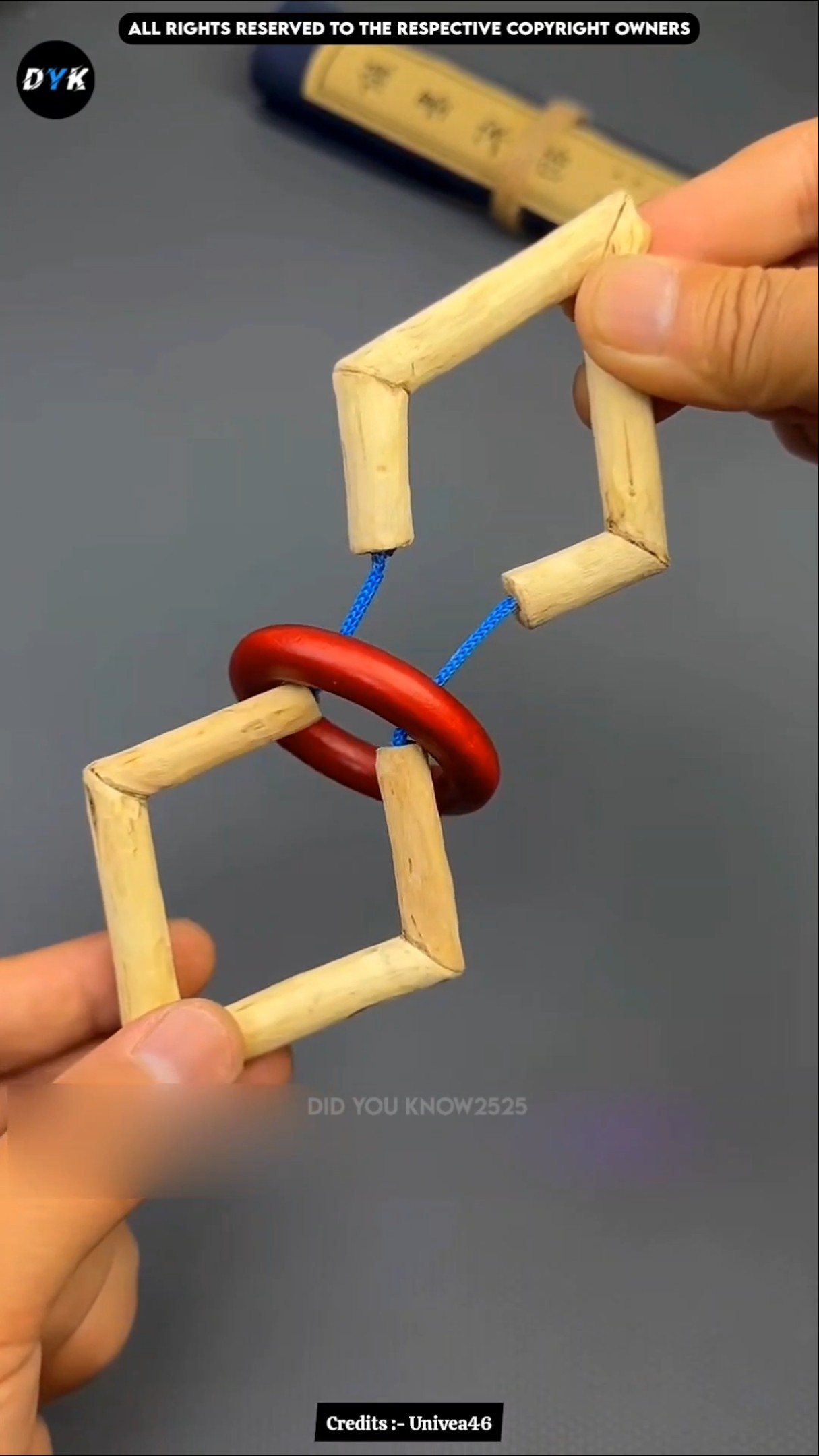 Bamboo Ring Puzzle🧩 | #shorts – YouTube