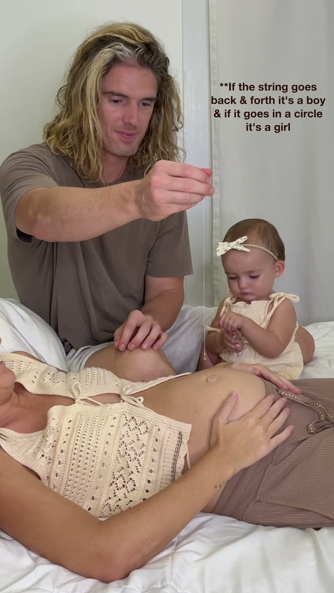 Testing Gender of Our Baby with The Ring Test 😍 #shorts – YouTube