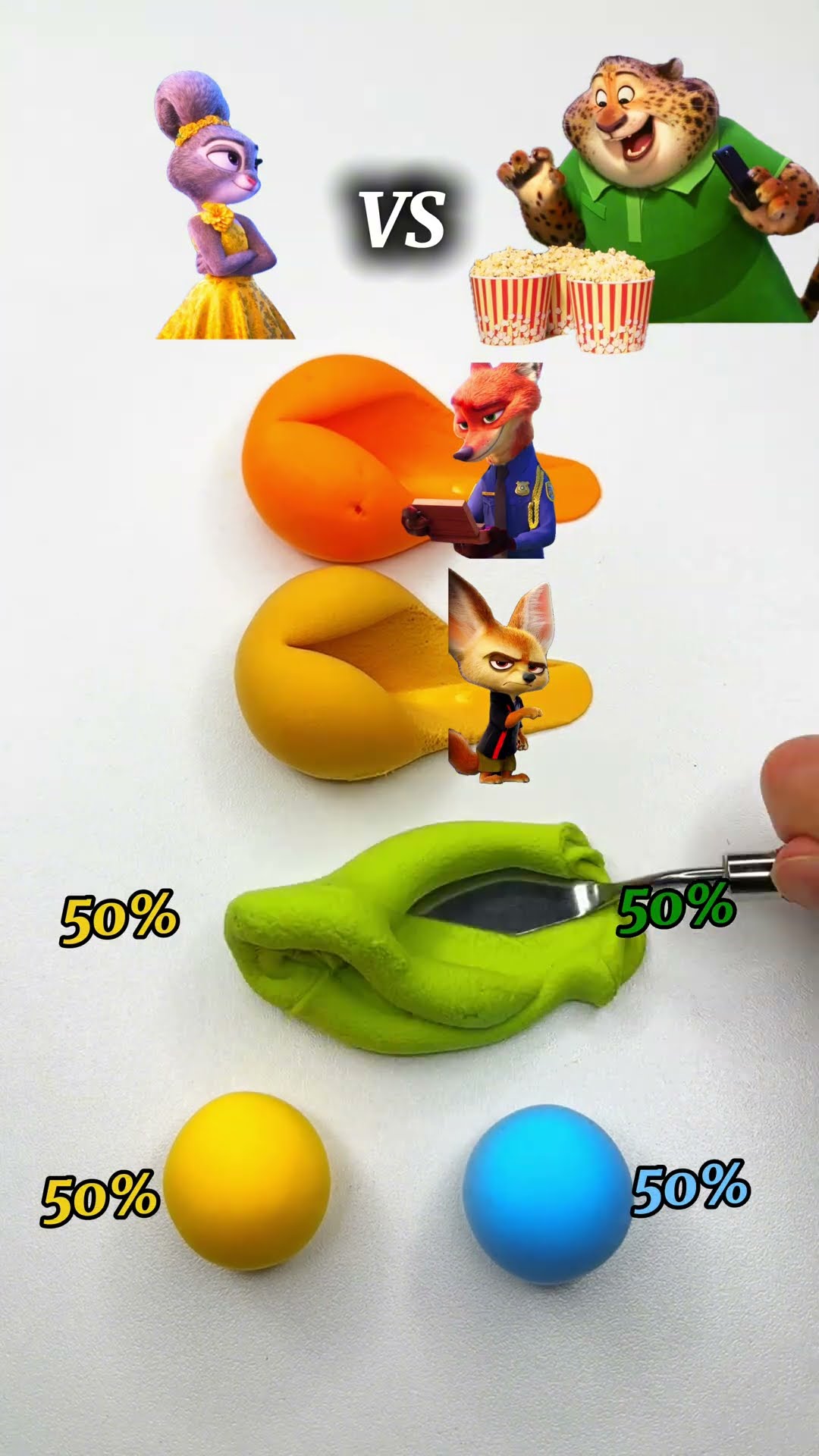 Zootopia 2 Color Mixing🎨💕 #shorts #colors #colormixing #Zootopia #judy #fyp #satisfying #nick – YouTube