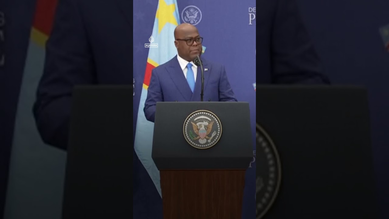 Rwanda, DRC presidents sign ‘Washington Accord’ peace deal | AJ #shorts – YouTube