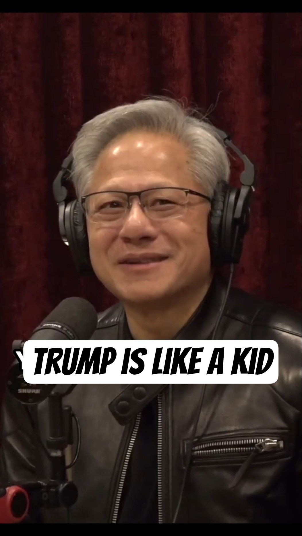 President Trump is a very different person! #joeroganexperience #jensenhuang #shorts – YouTube
