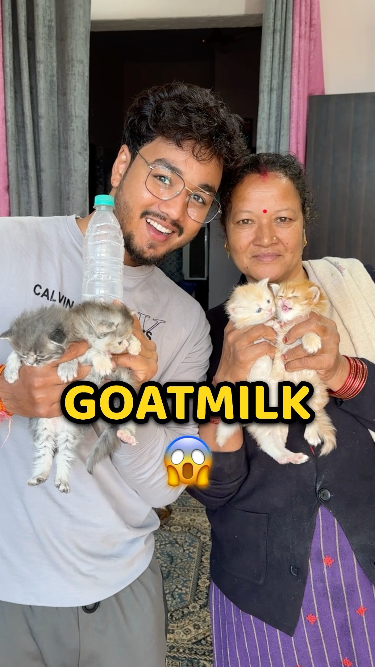 Bacho Ko Bakri Ka Dudh Pilaya 😂 #shorts #vlog #minivlog #familyvlog #cat – YouTube