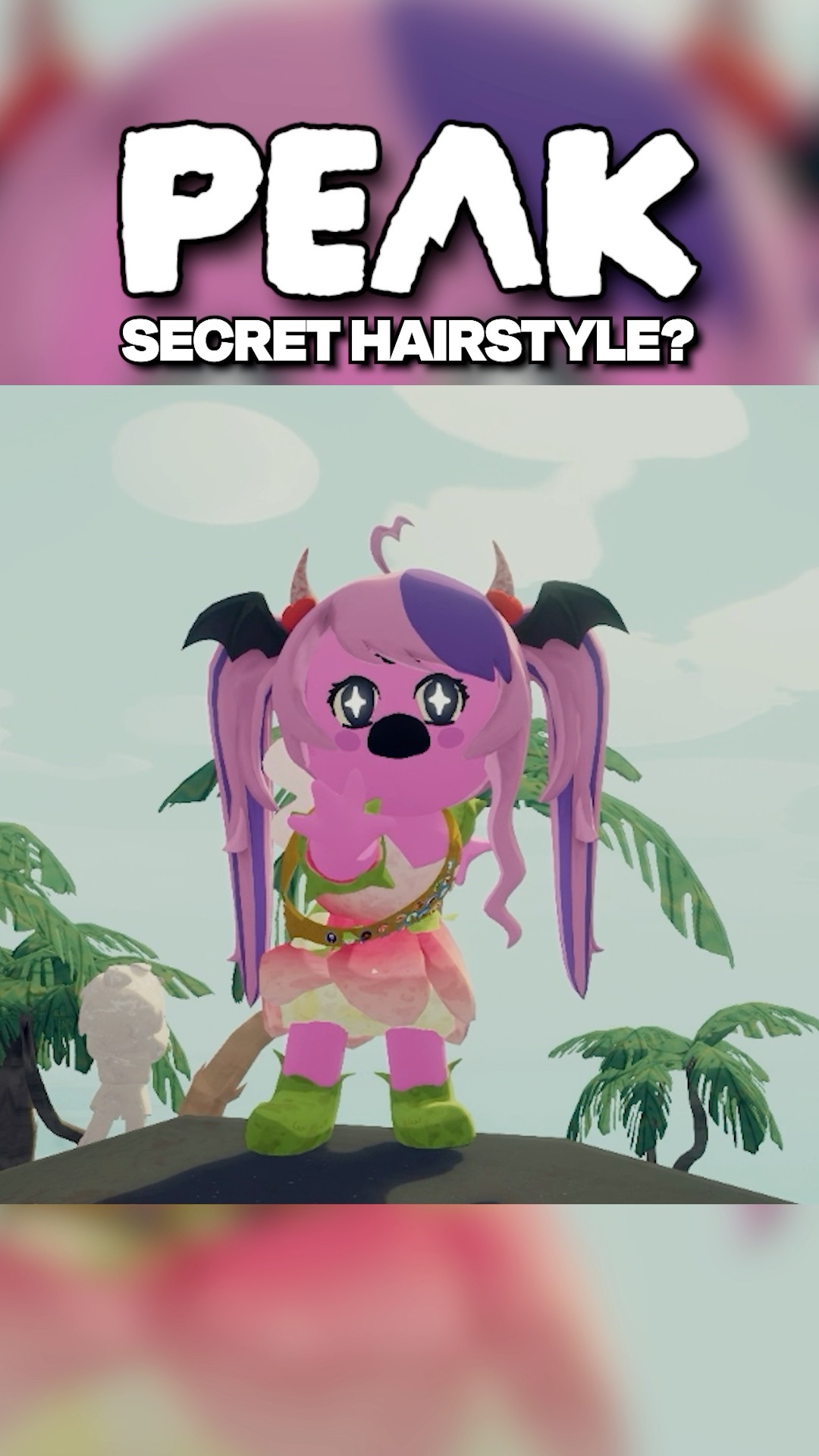 SECRET HAIRSTYLE IN PEAK? bbno$ & ironmouse #shorts #peak #peakgame – YouTube