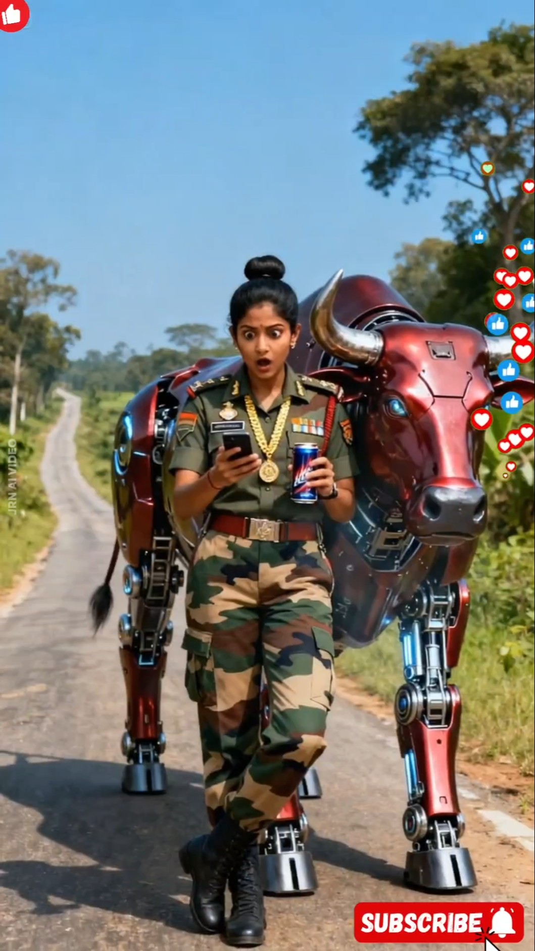 Lady Soldier Builds a Robotic Dinosaur for Grandma #shorts #army – YouTube