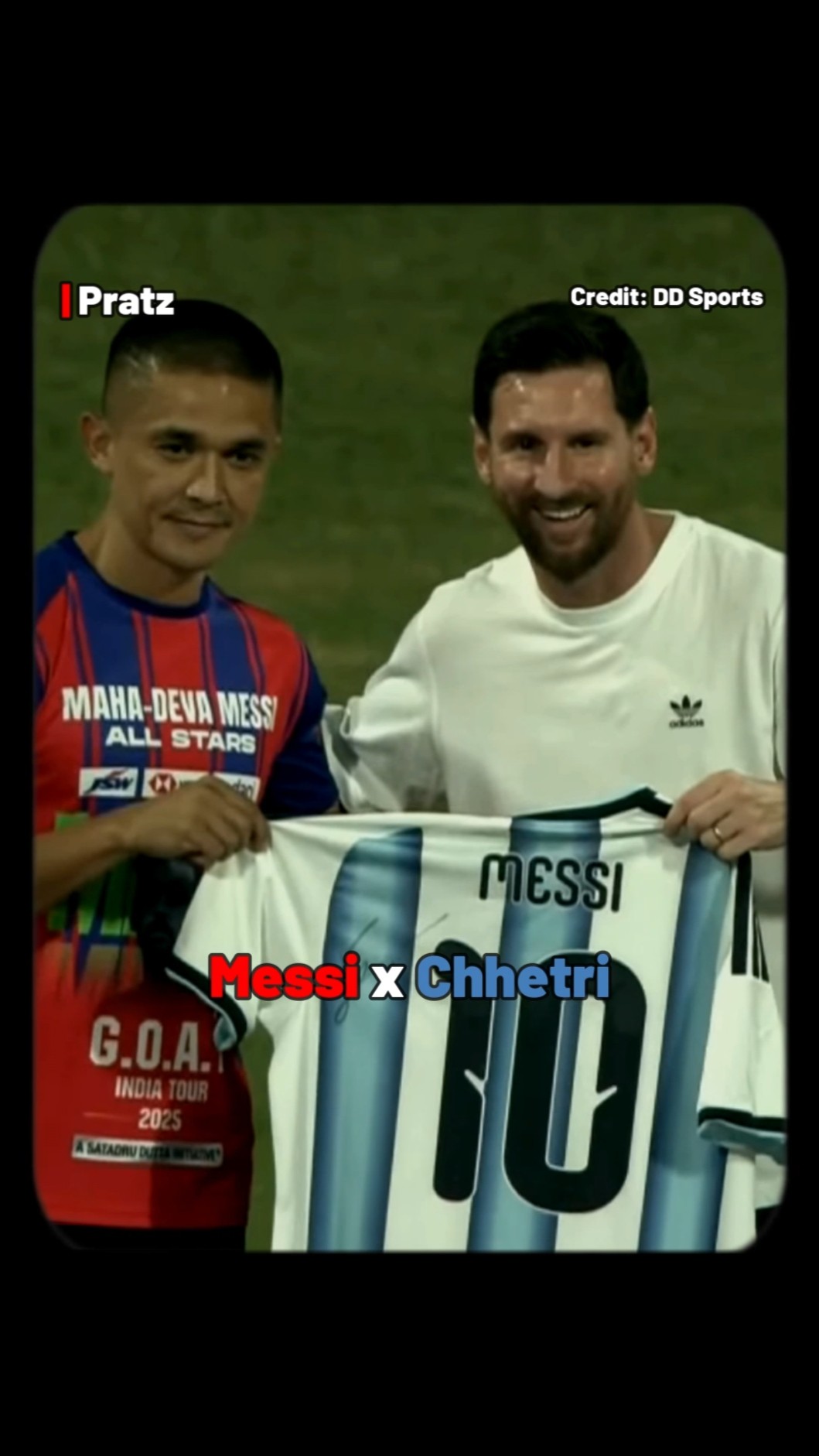 Sunil Chhetri 🇮🇳 x Leo Messi 🇦🇷 #football #messi #shorts – YouTube