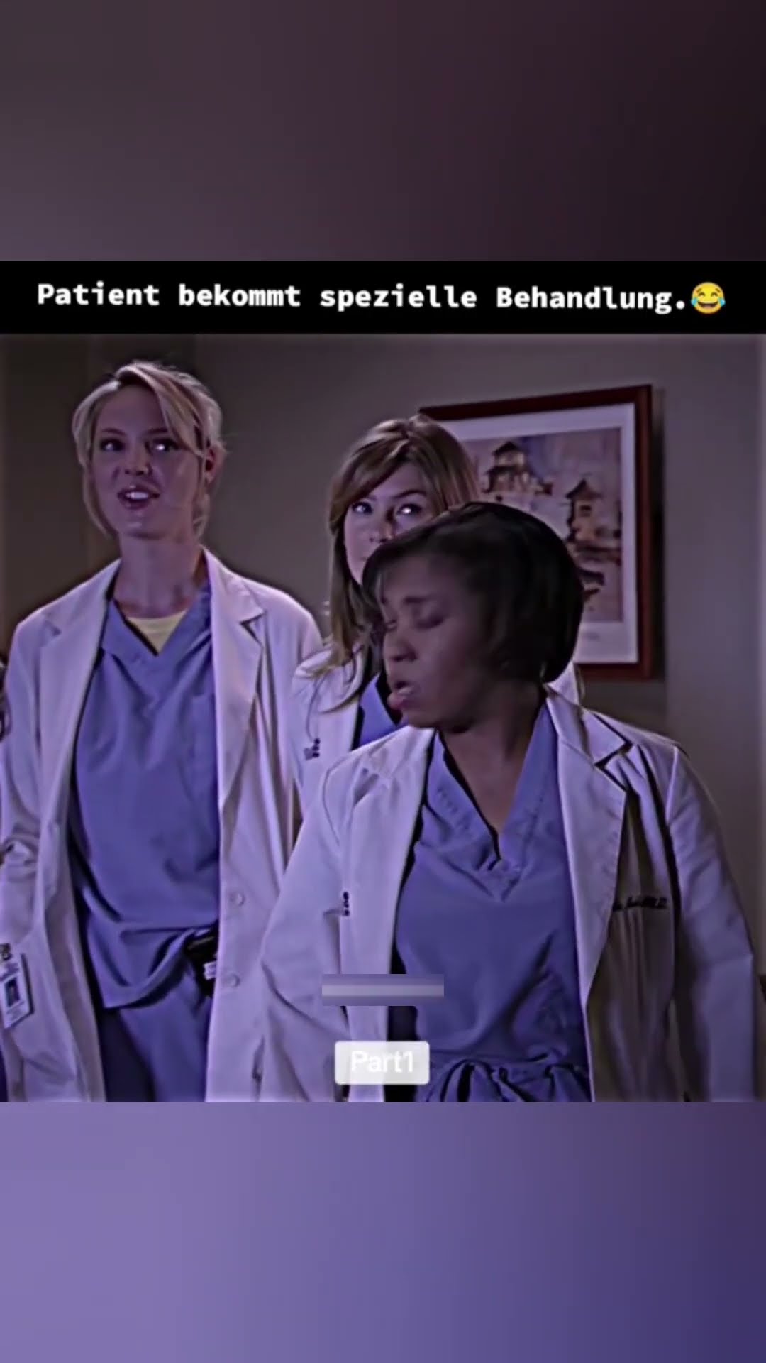 Grey's Anatomy – Spezialbehandlung 😂 P1 #shorts #serie #series – YouTube