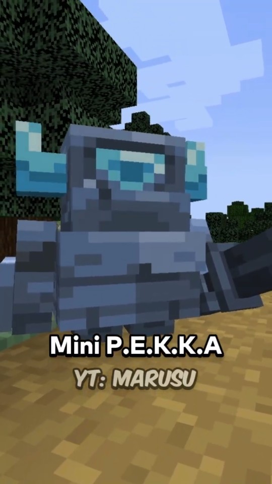 Tengo al Mini PEKKA en Minecraft #minecraft #shorts #minecraftmods #viral – YouTube
