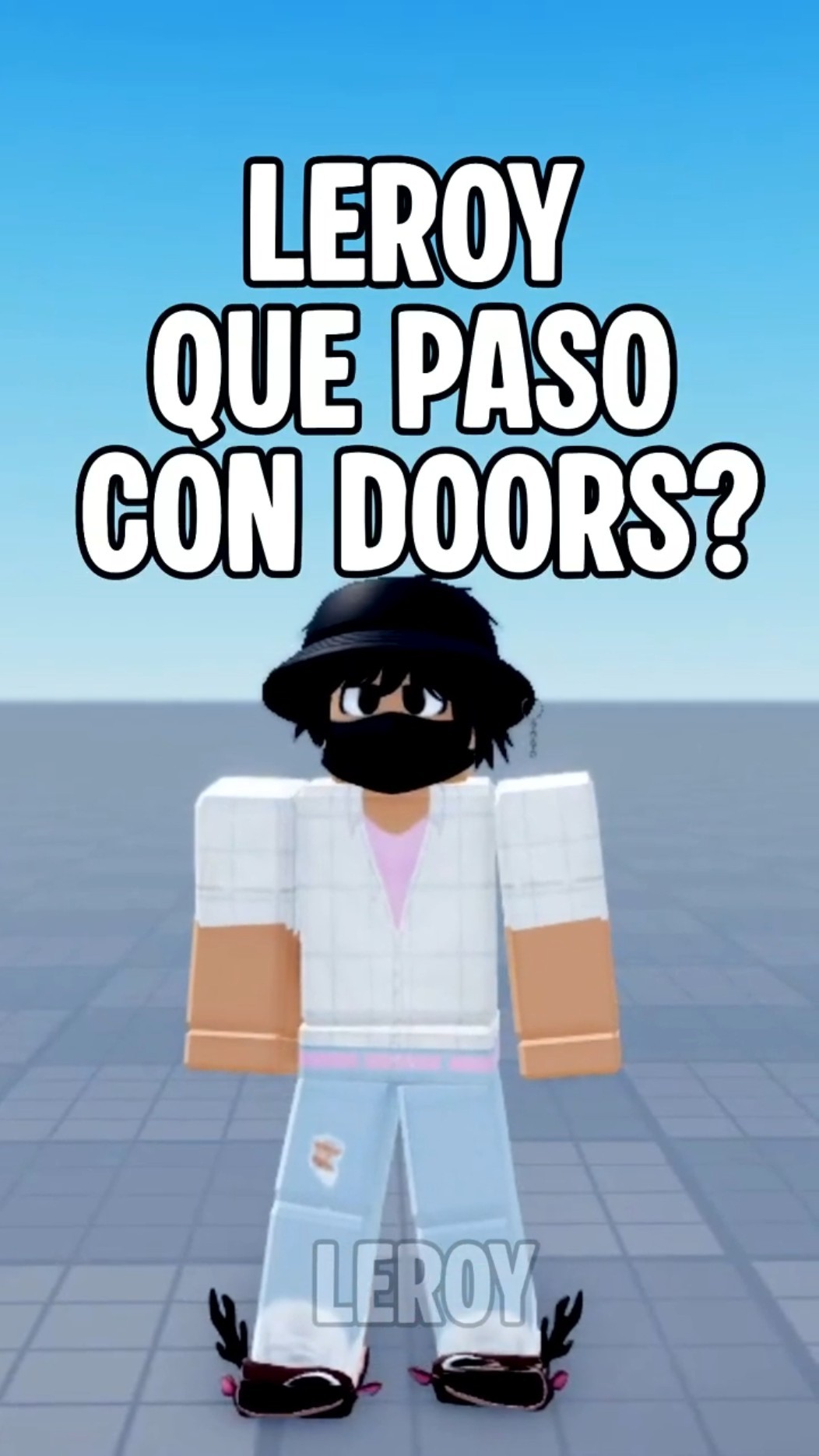 LEROY, QUE PASO CON DOORS? #roblox #shorts #games – YouTube