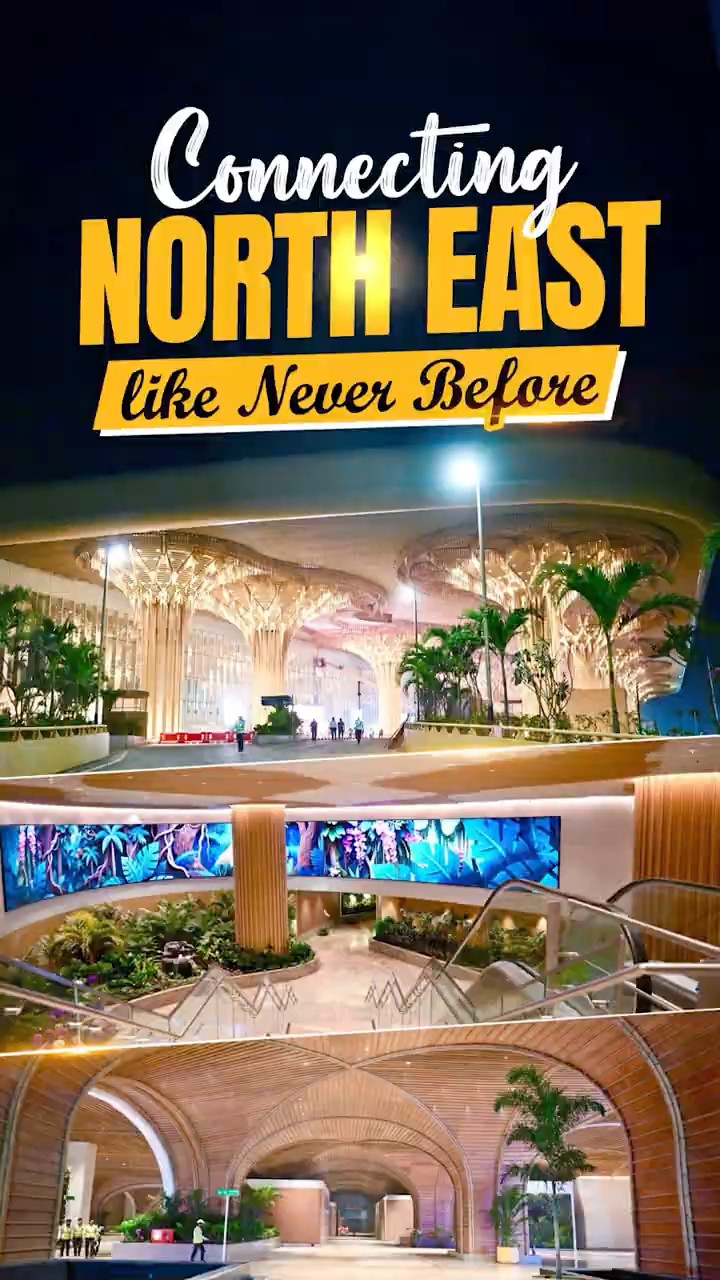 Assam gets a captivating airport terminal in Guwahati, watch glimpses | #shorts – YouTube