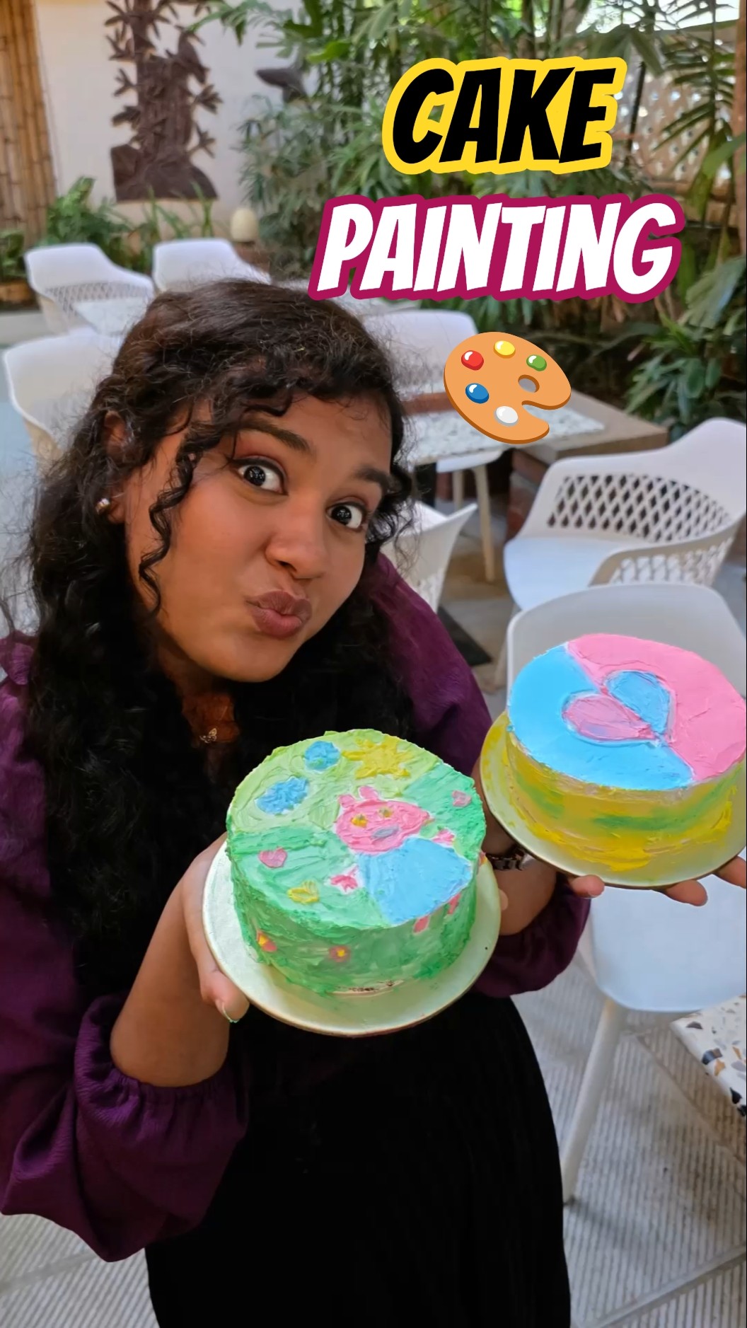 🎂CAKE PAINTING Pannalama?😯 ||#shorts || Preetha Vibes – YouTube