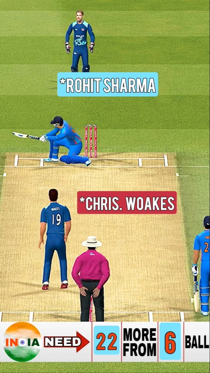 Last Over = Rohit Sharma SHOW😱 | India vs England | Real Cricket #shorts #cricket – YouTube