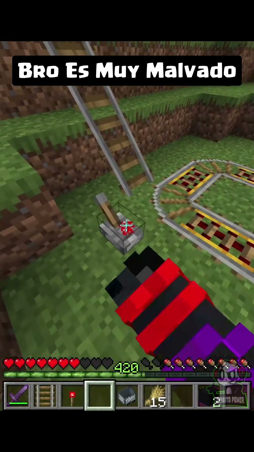 Bro Es MALVADO… (Parodia En Español) Sparks EN ESPAÑOL #shorts  #minecraft – YouTube