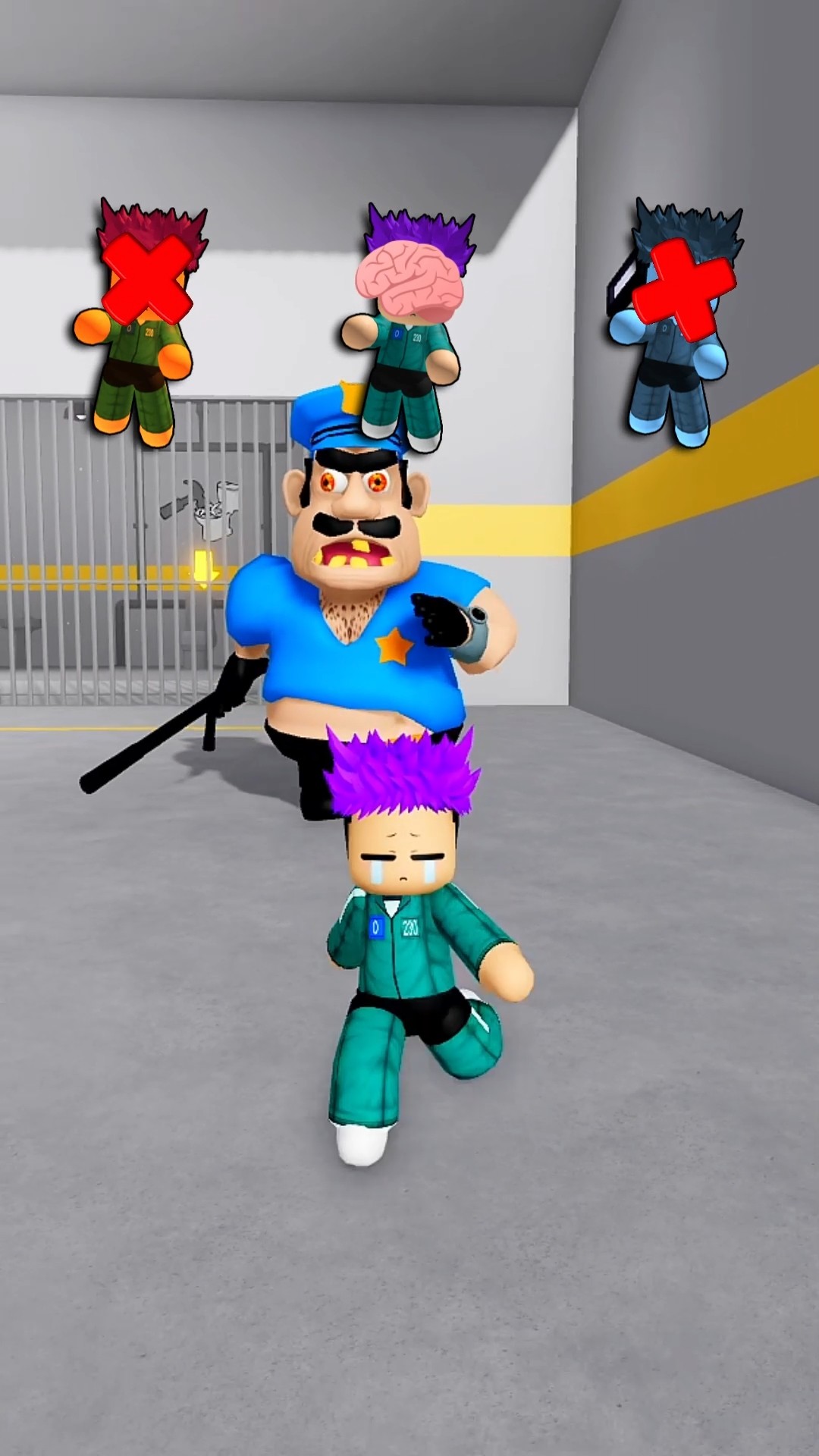 🧠9,999IQ escape BRUNO'S FAMILY PRISON RUN #roblox #shorts – YouTube