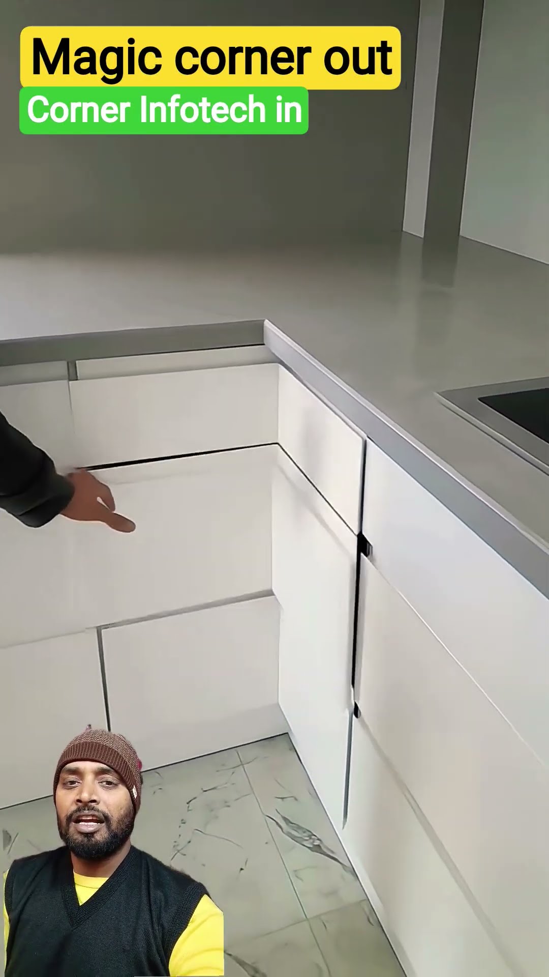 Kitchen Corner Storage Upgrade | Try This Drawer Solution 😱 | #shorts #design – YouTube