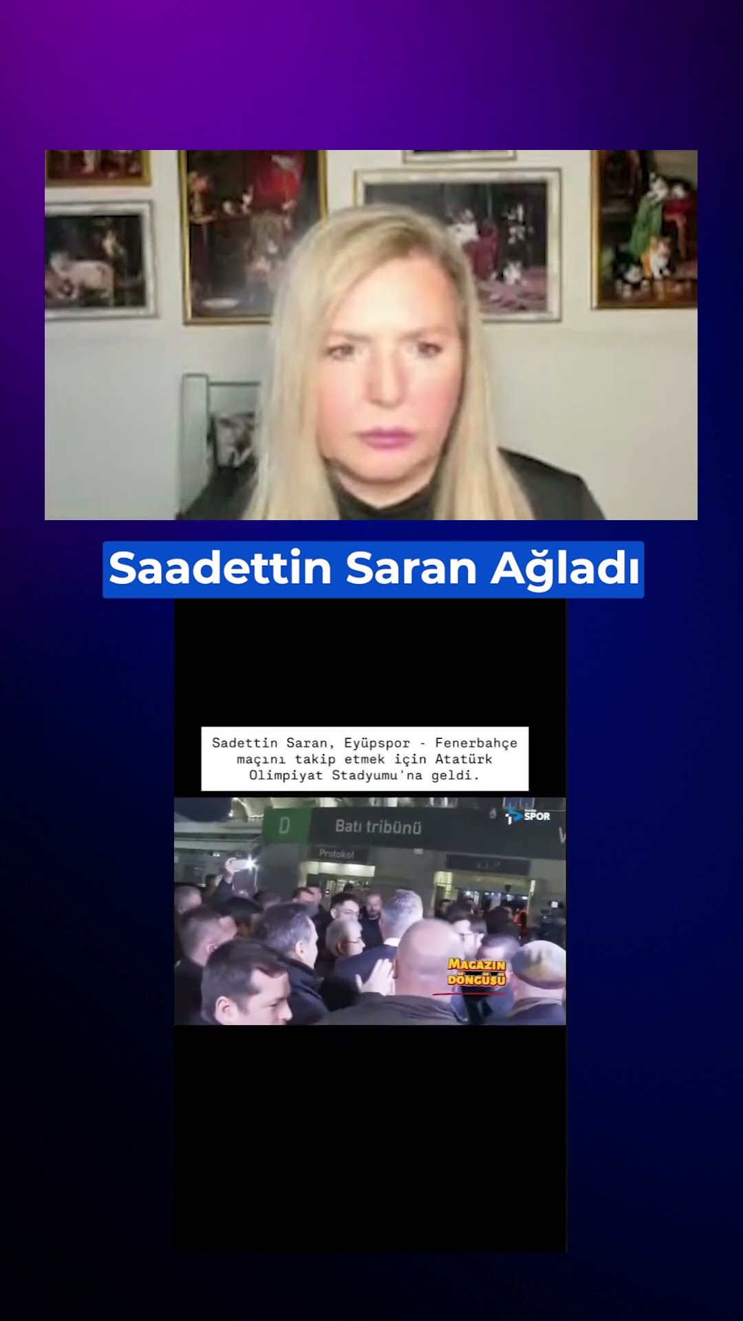 Saadettin Saran Ağladı #shorts – YouTube