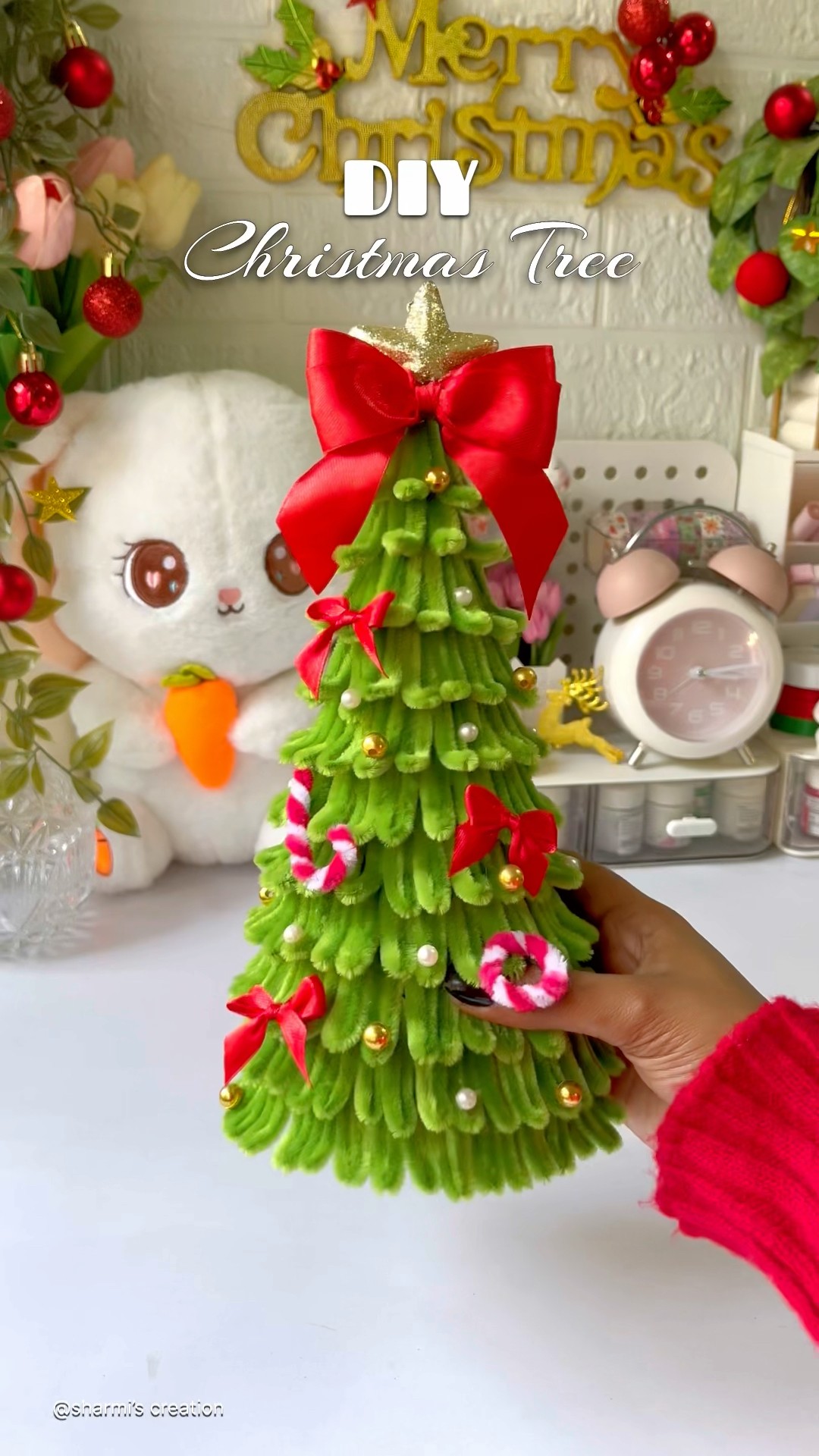 DIY Christmas tree #shorts #viralshorts #christmastree #craftideas #handmade #christmas – YouTube