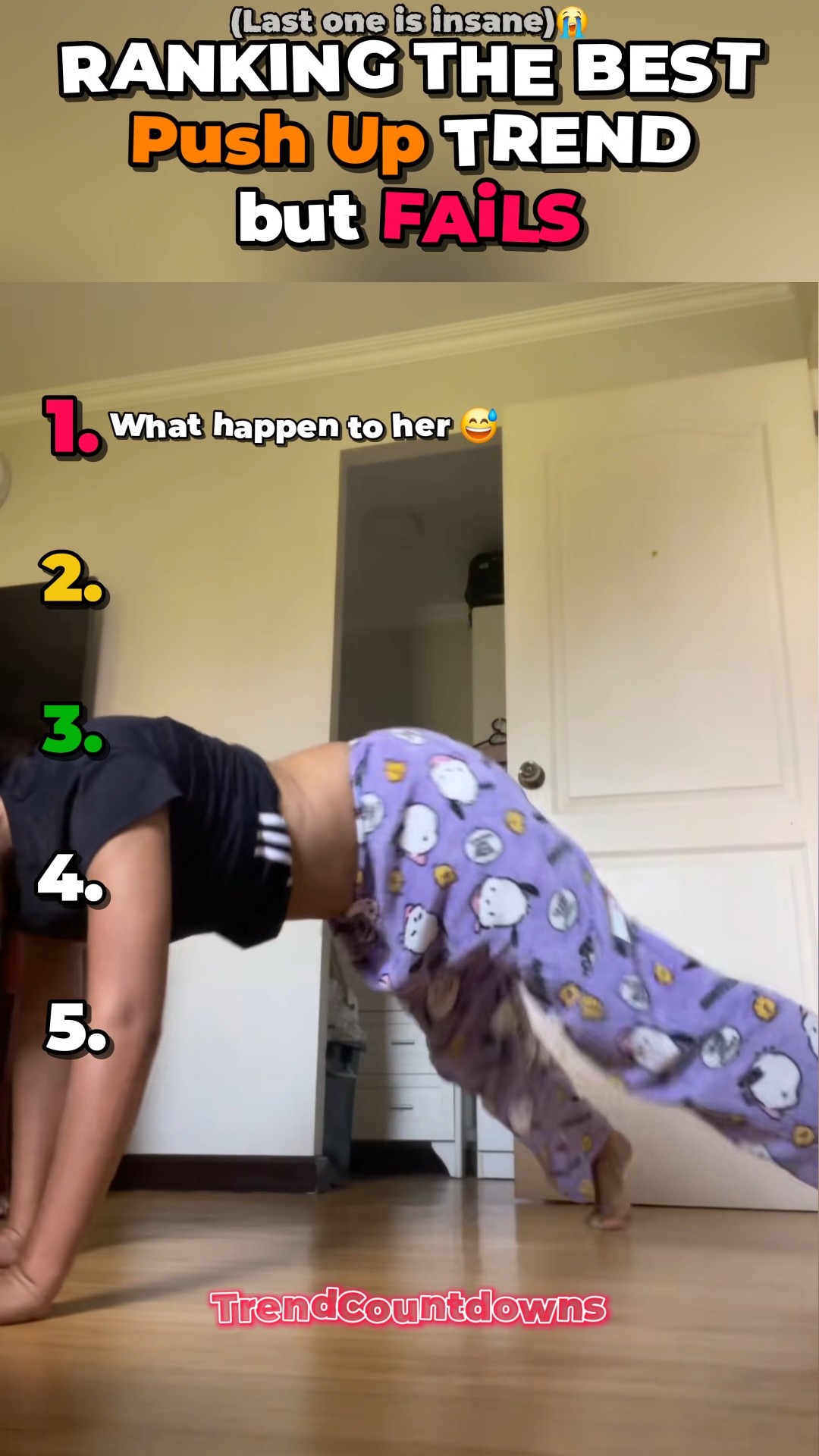 Ranking The BEST Push Up Trend but Fails..(New) #shorts #pushups #trend #ranked #girl – YouTube