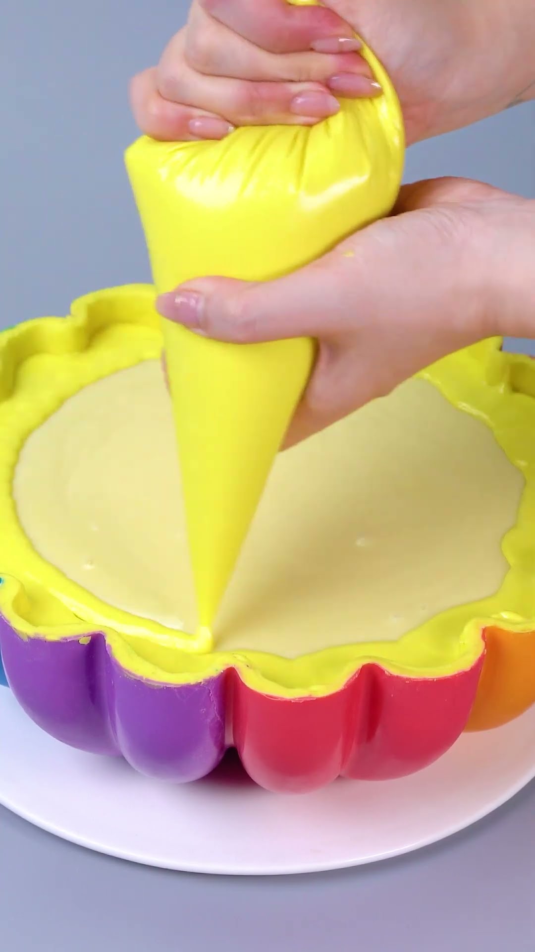 So Easy Colorful Cake Tutorials #shorts – YouTube