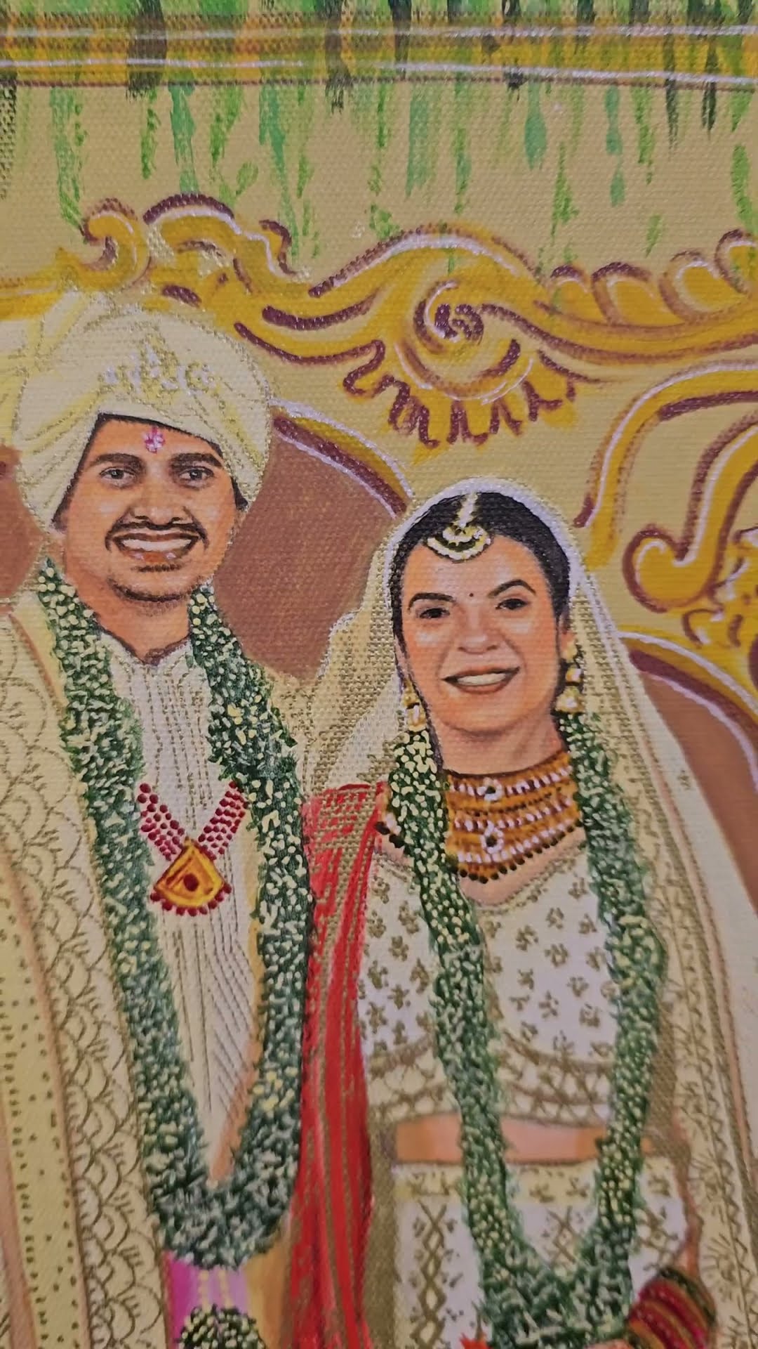 couple portrait order work #coupleportrait #couple #shorts #shivanijaiswalart – YouTube