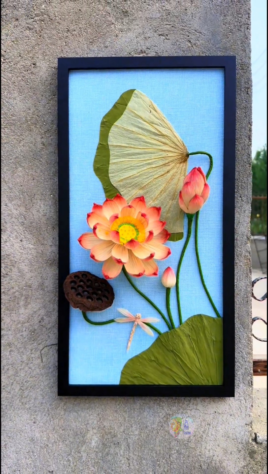 Corn Husk Lotus Wall Art 🌸 | #shorts #diy #leafcraft #diycraft #lotusleaf  #cornhusk #amschool – YouTube