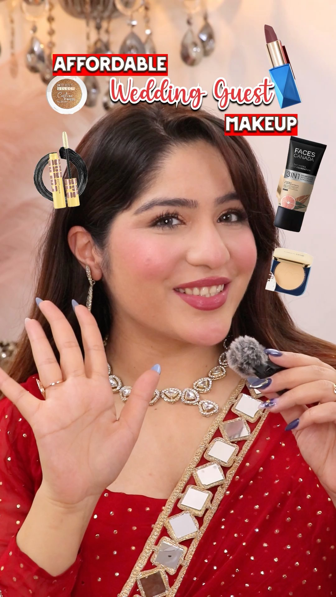 5 Products Wedding Guest Makeup 💖✨ #shorts #makeup #weddingmakeup – YouTube