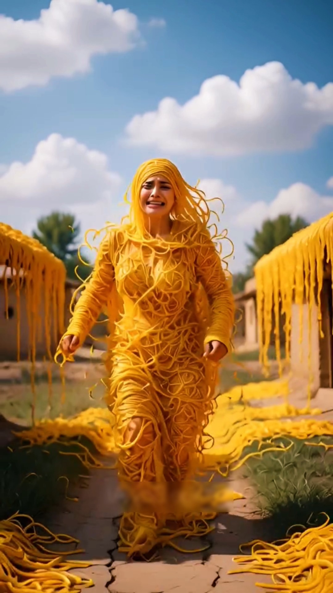 A Girl Ate Maggi And She Turned Into Maggi 😱 #ai #shorts #maggi #cartoon #happynewyear2026 – YouTube