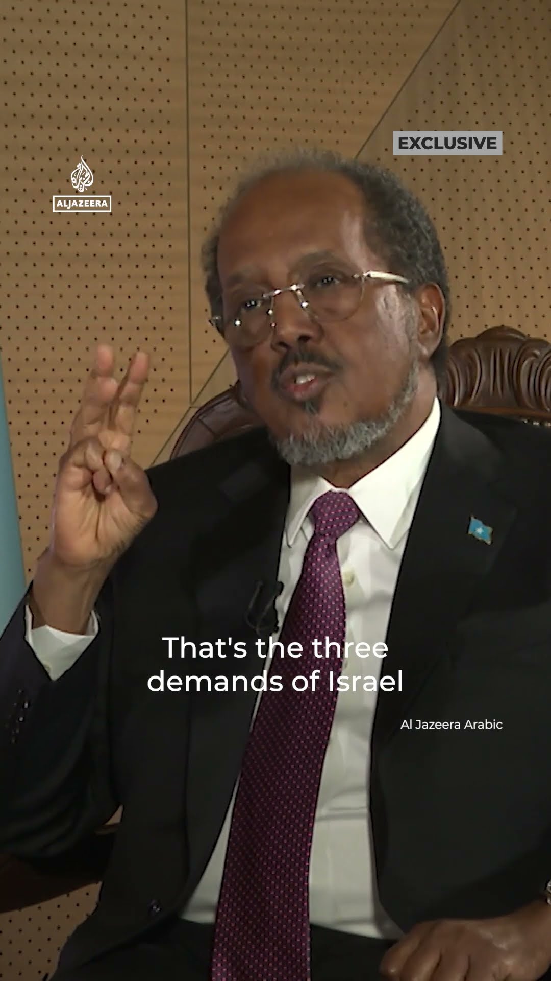 Somali president: Israel deal with Somaliland tied to hosting Palestinians | AJ #shorts – YouTube