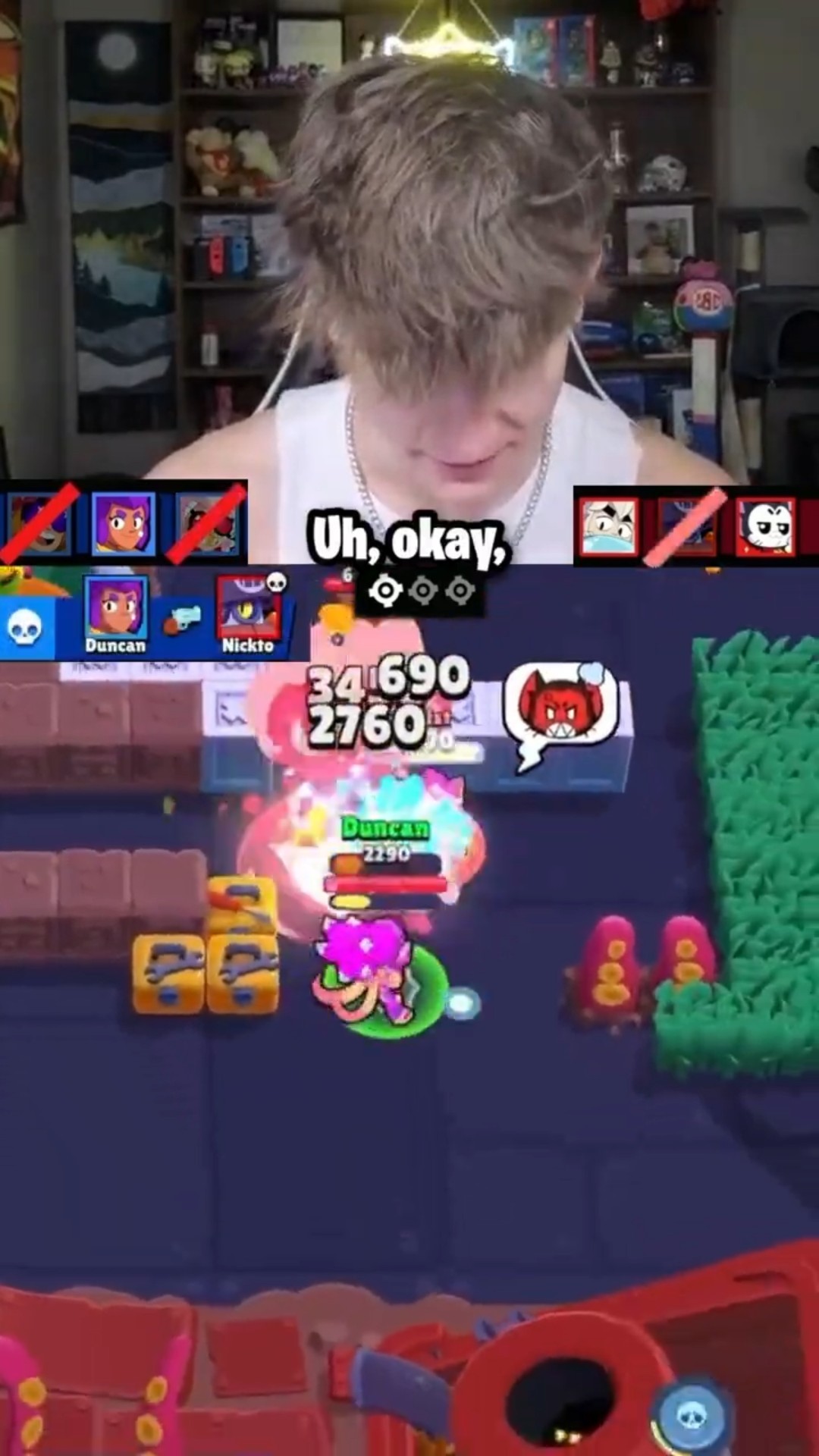 "YEAH LET'S MAKE SHELLY A SNIPER"🩹🐚 #brawlstars #shorts #krish – YouTube