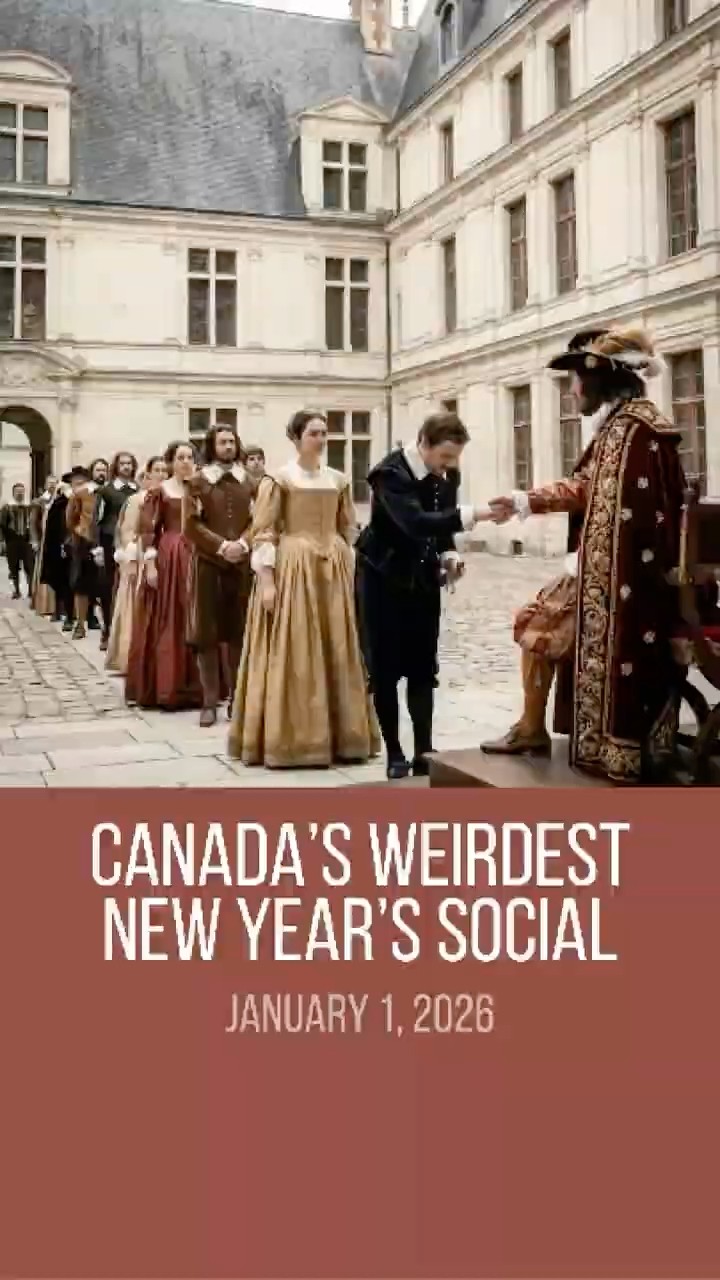 Canada's most awkward yet wholesome New Year tradition #NewYearsLevee #Shorts – YouTube