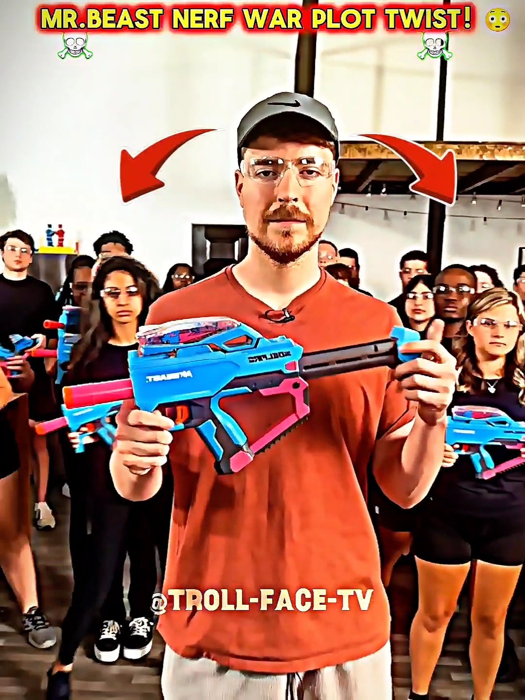 Nerf Challenge Aura 💀 Mr.Beast Nerf War Plot Twist! 😳 #shorts #viral – YouTube