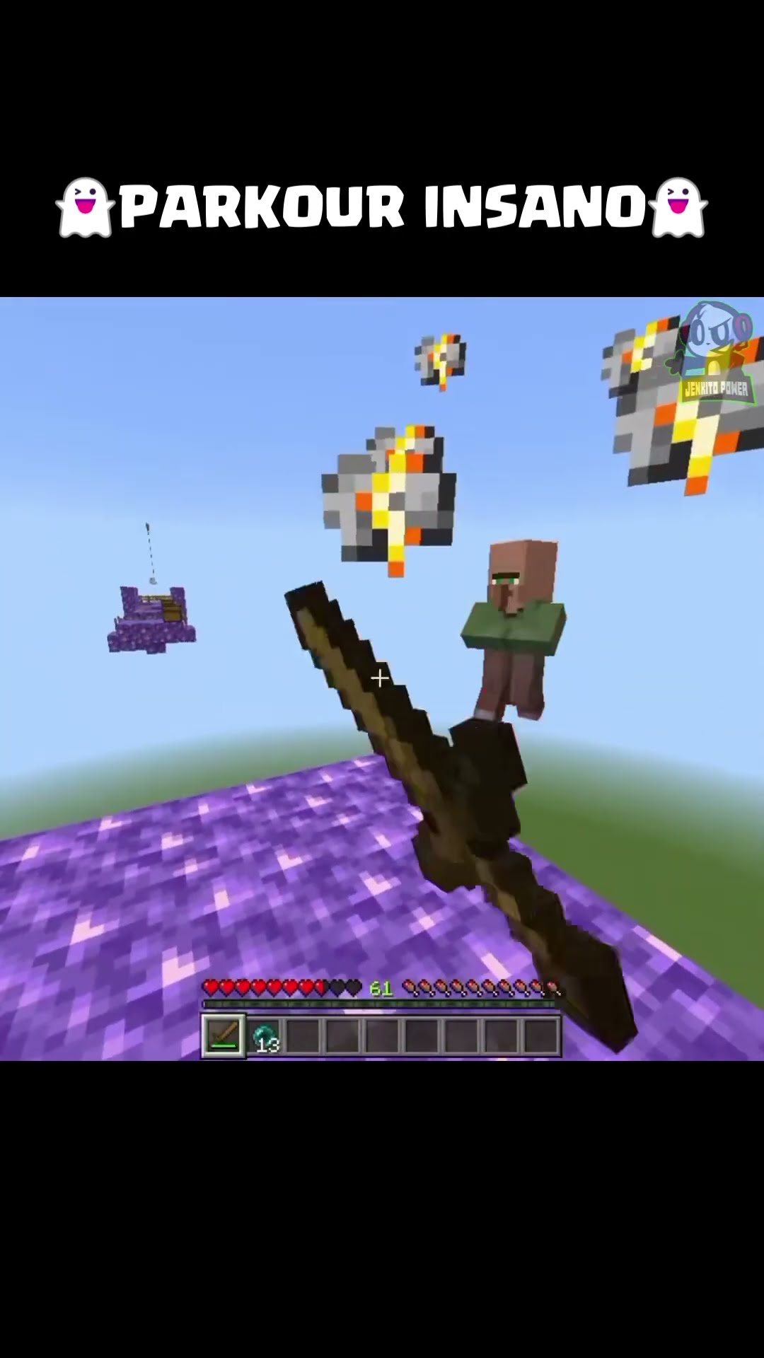 PARKOUR INSANO👻🥀 (Parodia En Español) Ender Blaze EN ESPAÑOL #shorts  #minecraft – YouTube