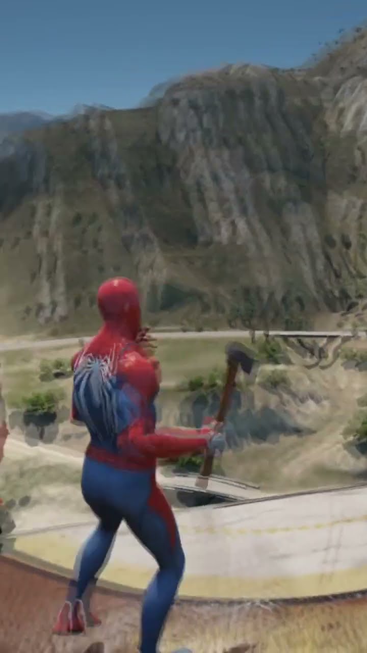 GTA 5 Epic Ragdolls RED SPIDERMAN VS RED MINION #shorts #gta5spiderman – YouTube
