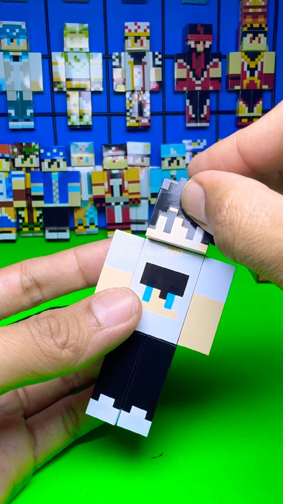 Papercraft Minecraft subscribers @Taupan_animation #shorts – YouTube