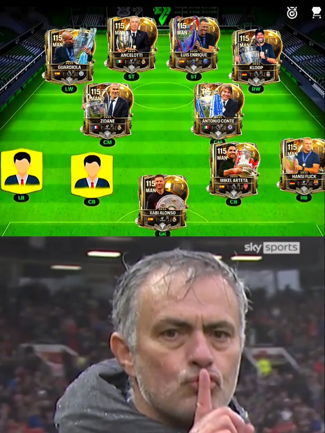 Prime Managers Team ☠️ | #fc25 #fc24 #eafc24 #fifa #fifamobile #fifa23 #fifa22 #shorts – YouTube