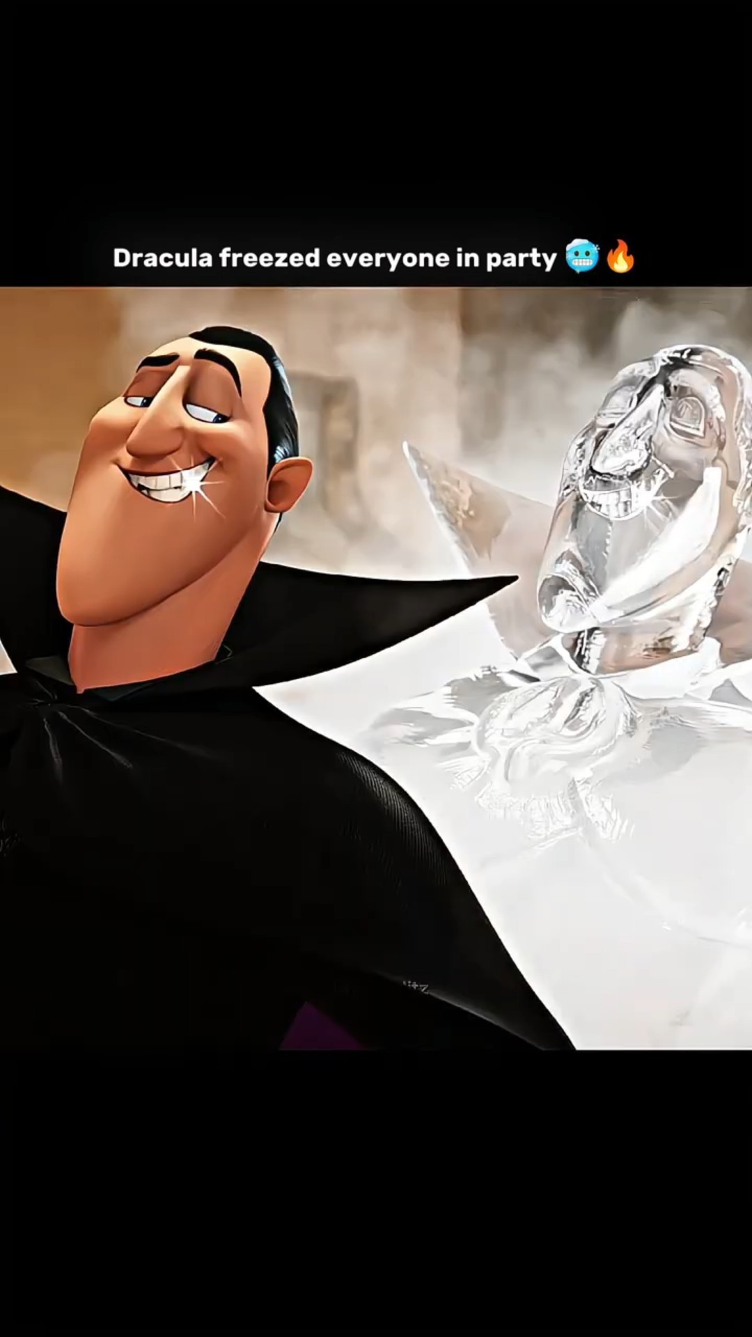 Dracula freezed everyone 🥶🔥 | Hotel transylvania edit | #edit #shorts #animation | – YouTube
