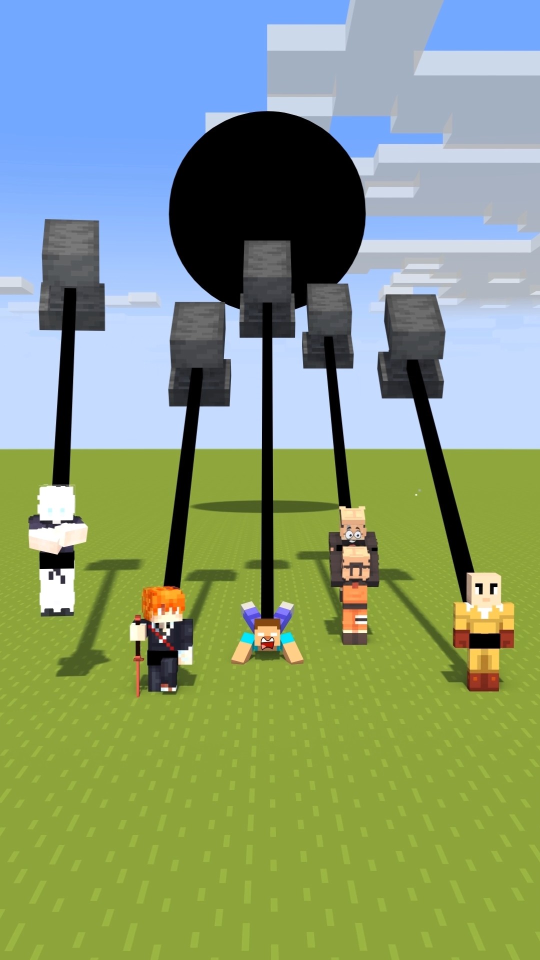 Epic Minecraft Challenge – Can Herobrine Win? 👍 #minecraft #shorts – YouTube