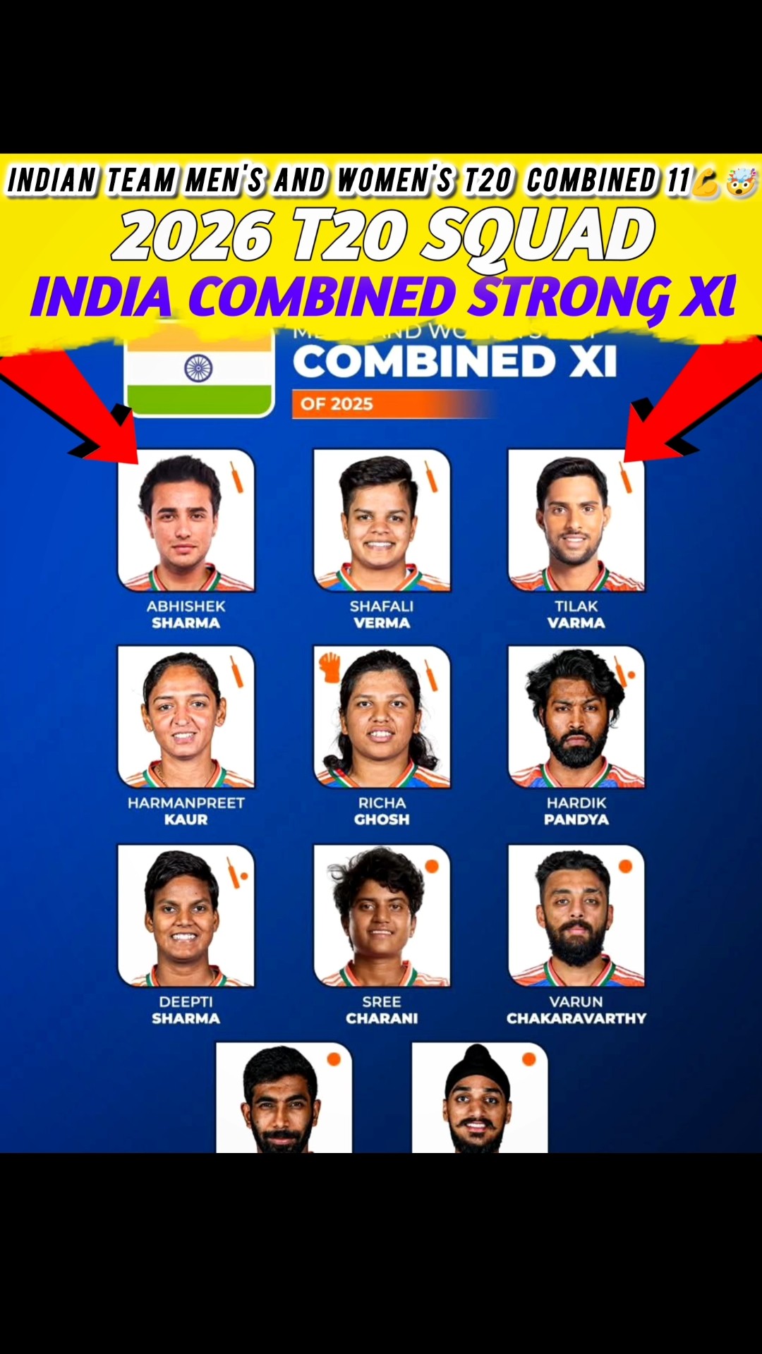 India t20 squad & combined 11🏏🤯 #shorts #t20 – YouTube