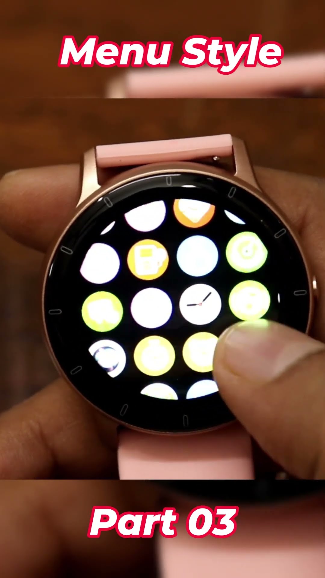 Menu Style Legend Smartwatch Timestone 03 Test Setting #shorts Round Shape | 1.28 Display Games – YouTube