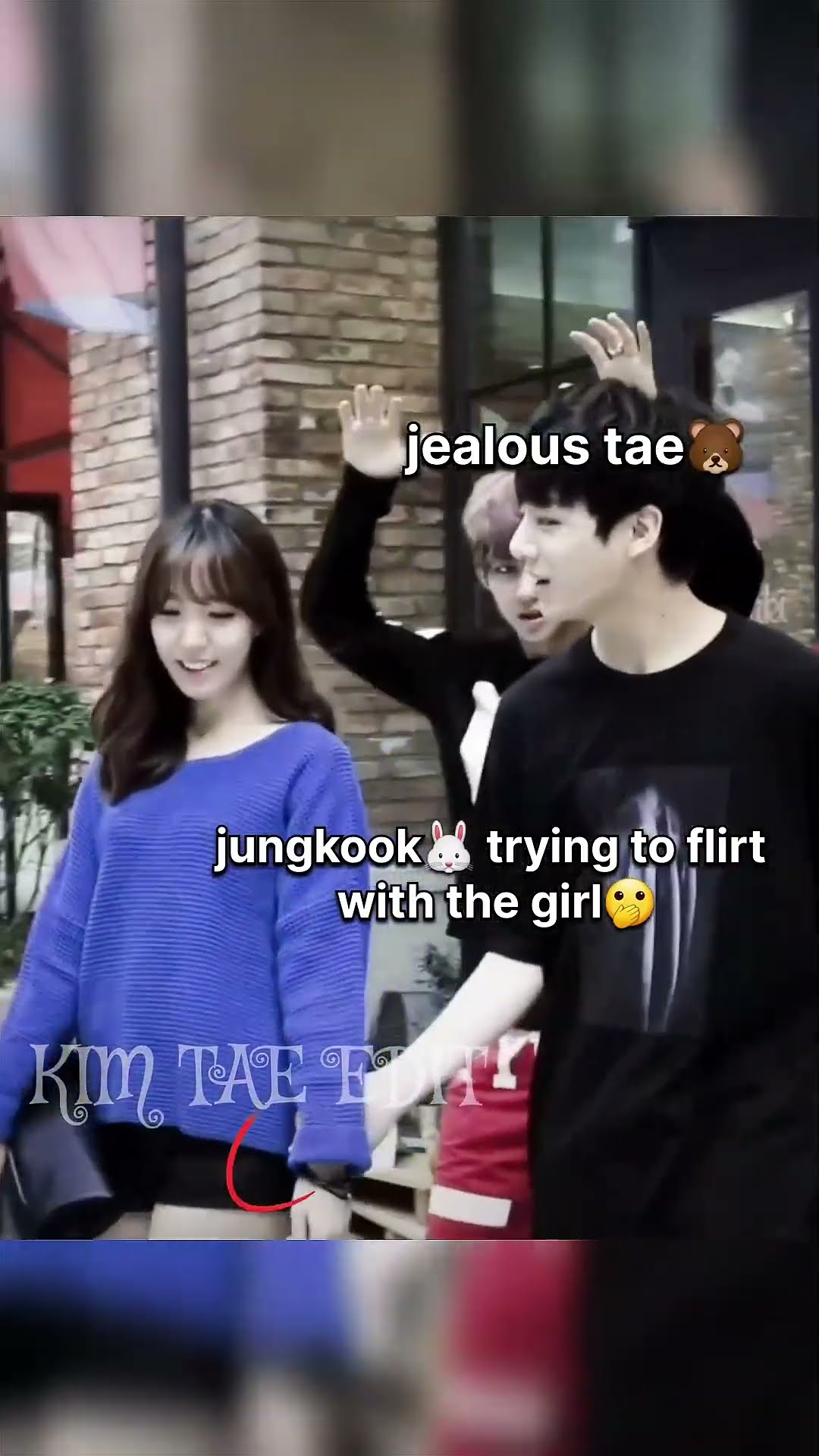 when vminkook fighting for the cute girl😍💜#bts #taehyung #shorts – YouTube