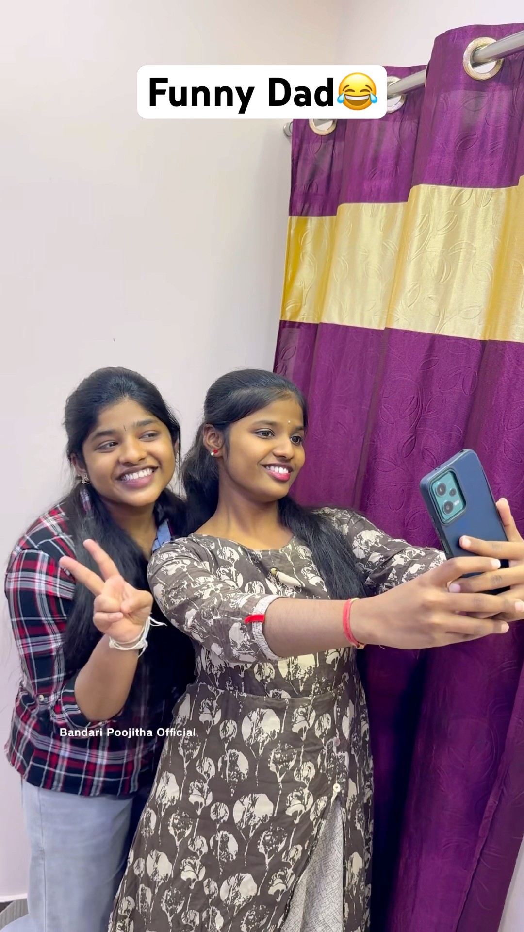 మా నాన్న చూశారా మమ్మల్ని ఎట్లా ఎక్కిరిస్తున్నాడు 😢 | Funny Father Daughter #viral #shorts – YouTube